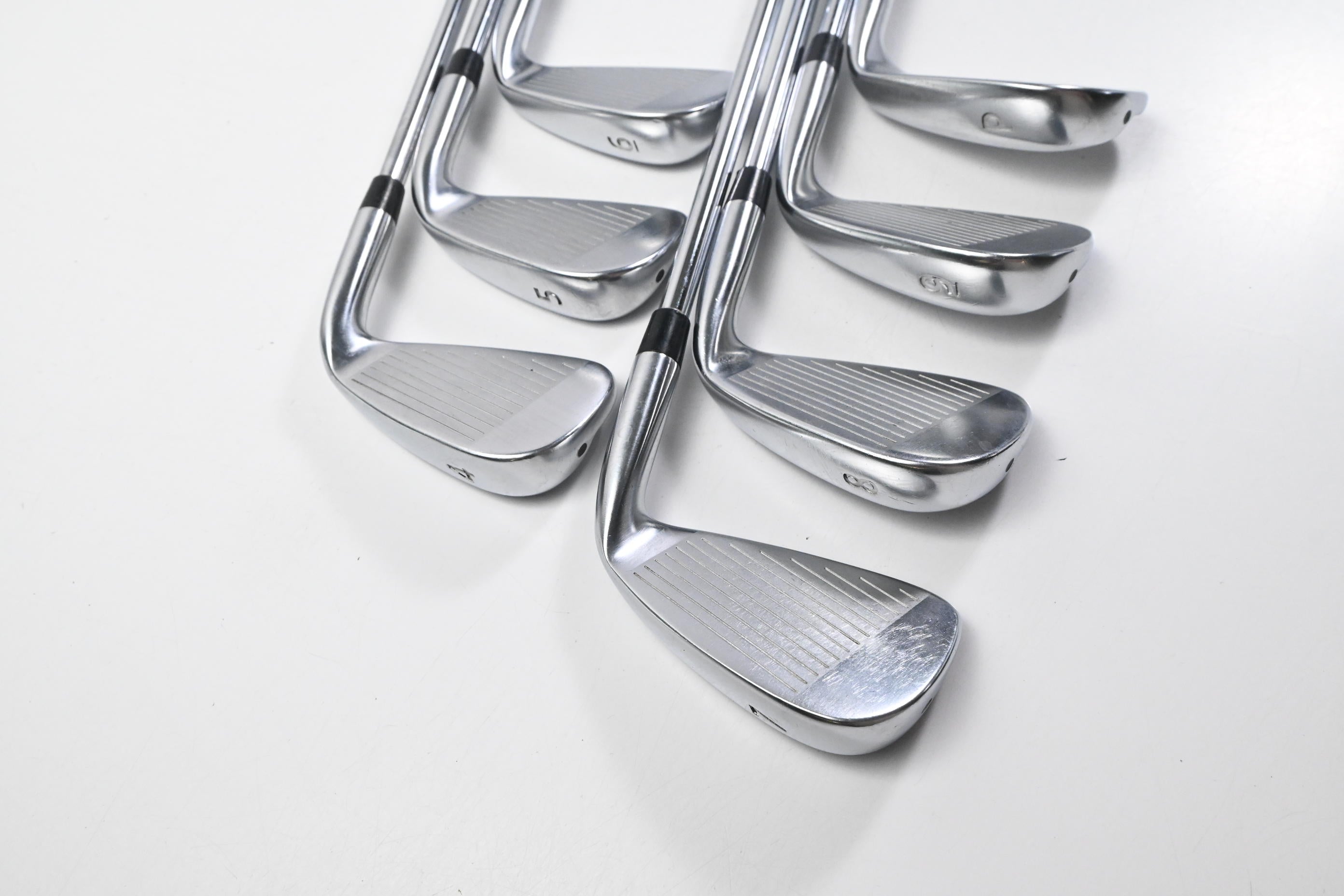 Left Hand Takomo 101 Irons / 4-PW / Stiff Flex KBS Tour 110 Steel Shafts