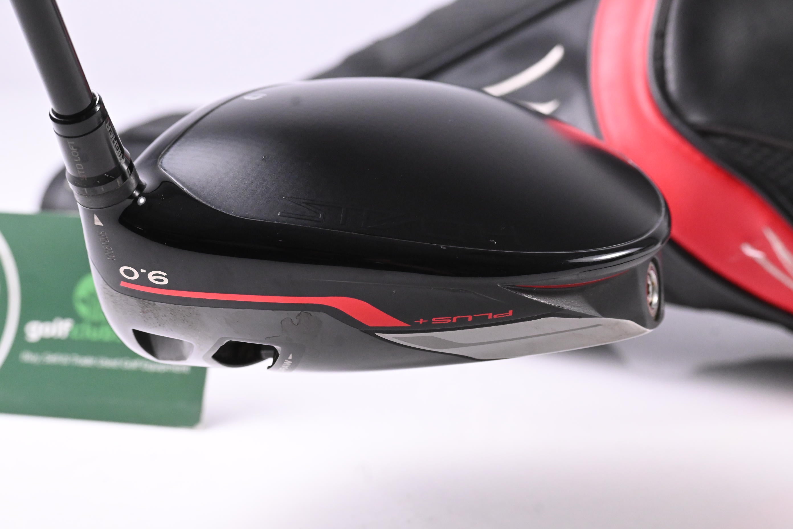 Taylormade Stealth Plus Driver / 9 Degree / Stiff Flex Hzrdus Smoke Black RDX 70