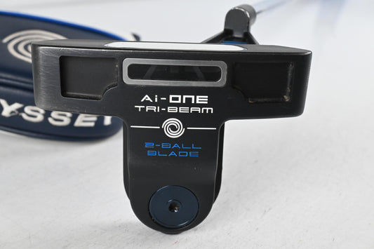 Odyssey Ai-One Tri-Beam 2-Ball Blade Putter / 34 Inch