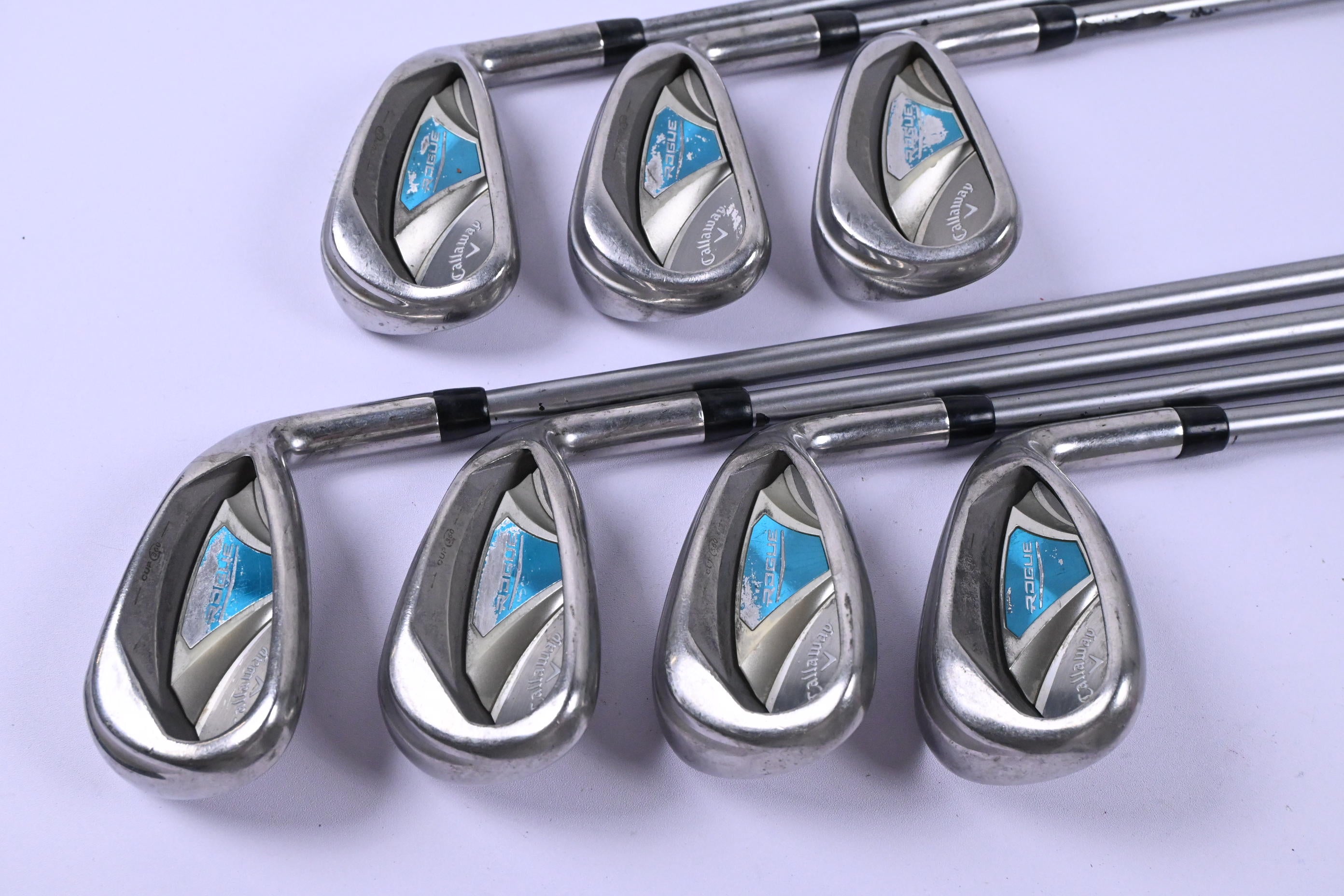 Ladies Callaway Rogue Irons / 5-PW+GW / Ladies Flex Aldila Quaranta 40 Shafts