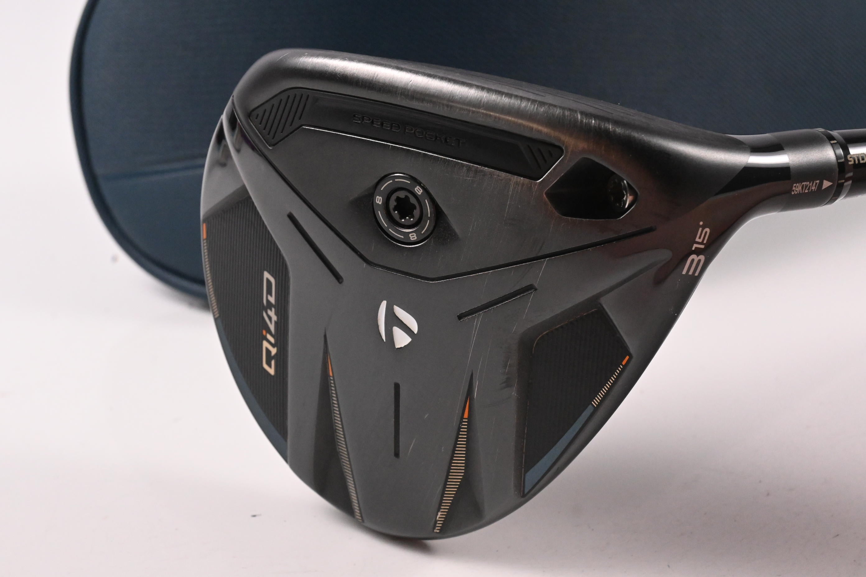 Taylormade Qi4D #3 Wood / 15 Degree / Regular Flex Mitsubishi Reax 55 Shaft