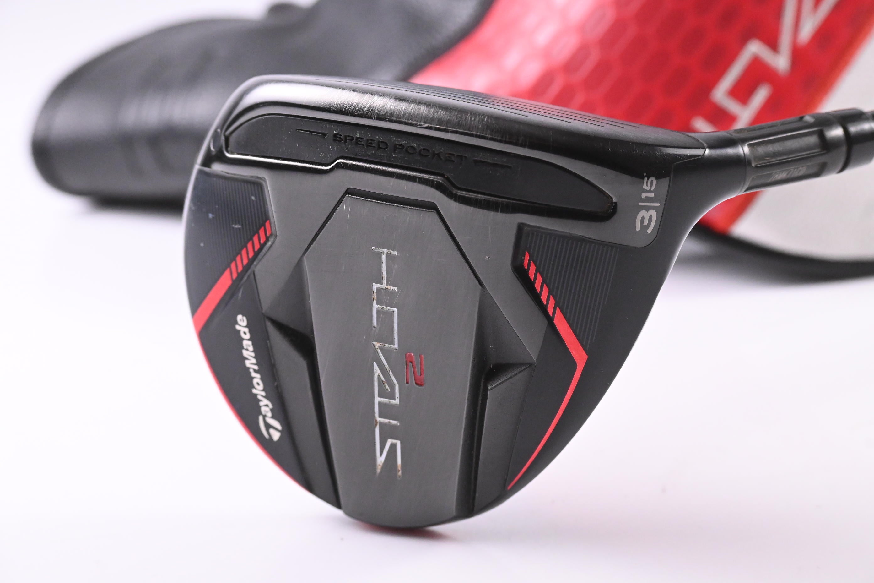 Taylormade Stealth 2 #3 Wood / 15 Degree / Stiff Flex Ventus TR Red 6 Shaft