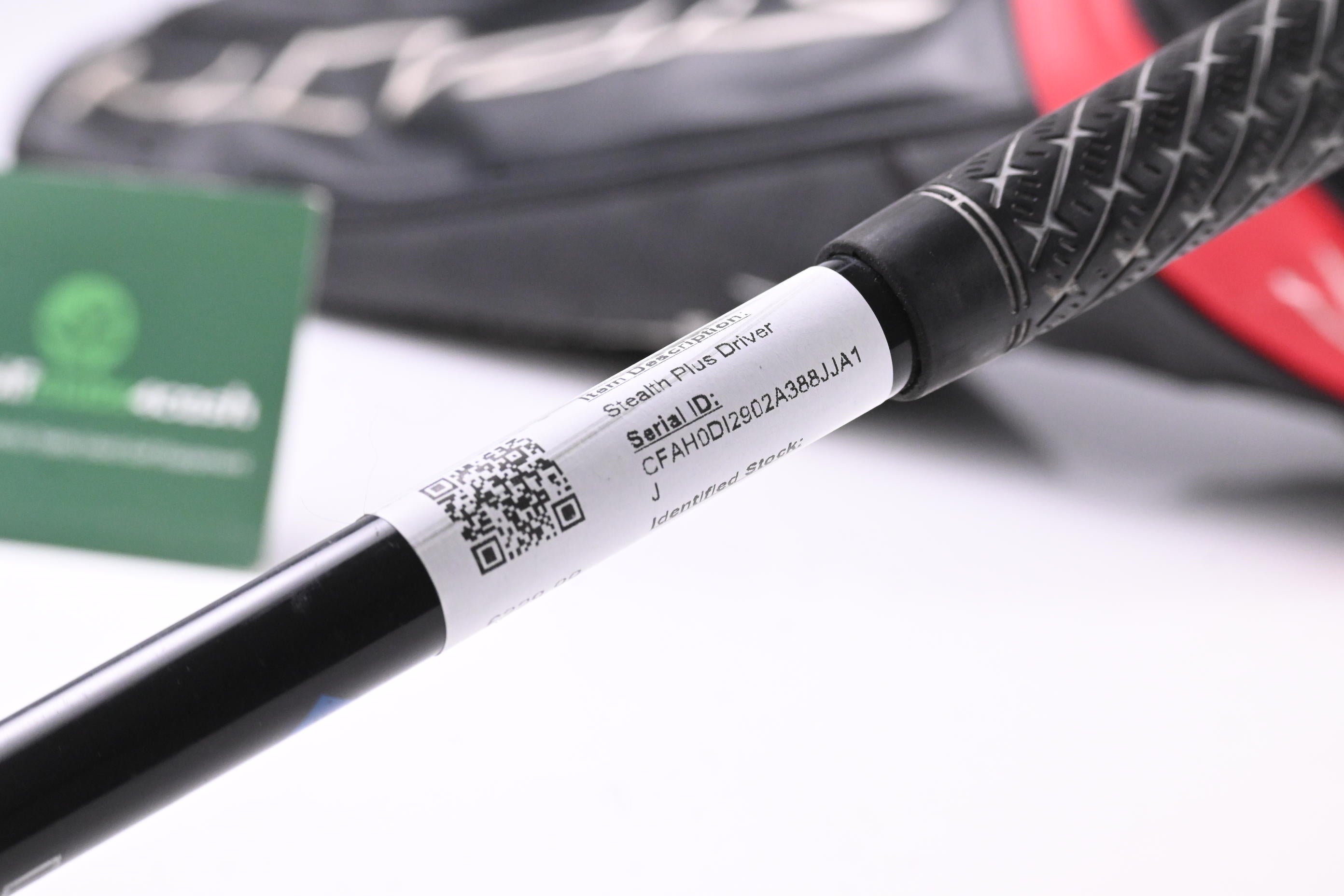 Taylormade Stealth Plus Driver / 9 Degree / Stiff Flex Hzrdus Smoke Black RDX 70