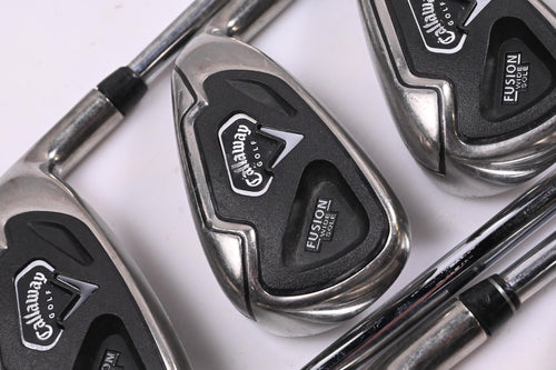 Callaway Fusion Wide Sole Irons / 4-PW+SW / UniFlex N.S.Pro 990 Shafts