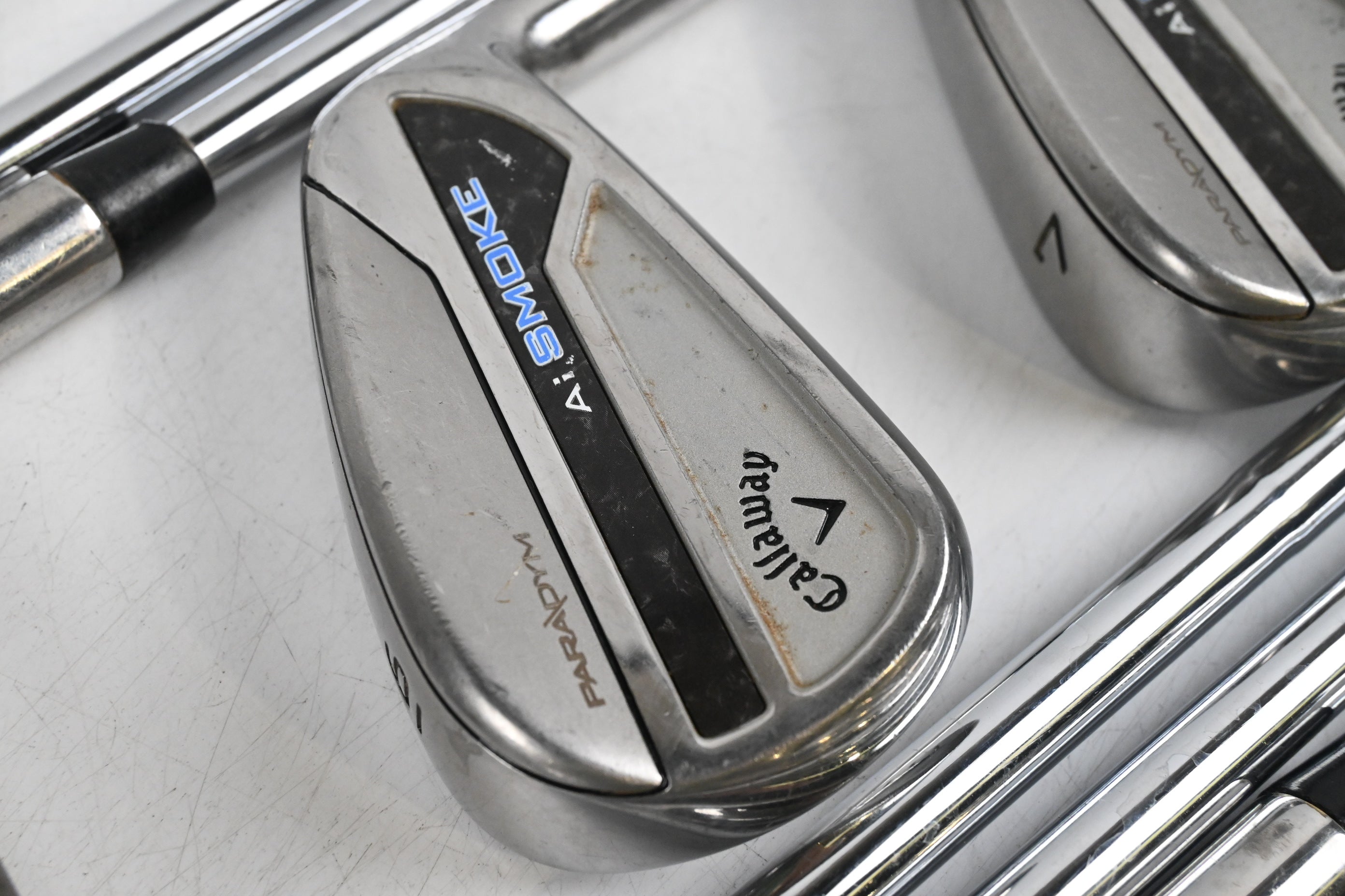 Callaway Paradym Ai Smoke Irons / 4-PW+GW / Stiff Flex N.S.Pro 950GH Neo Shafts