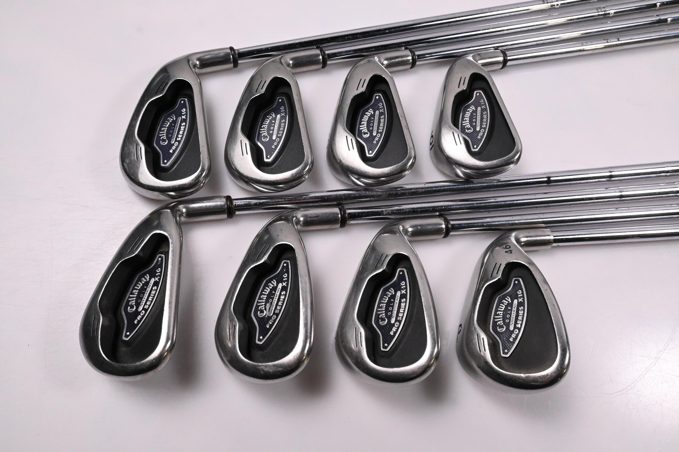 Callaway X-16 Pro Series Irons / 3-PW / Stiff Flex Steel Shafts