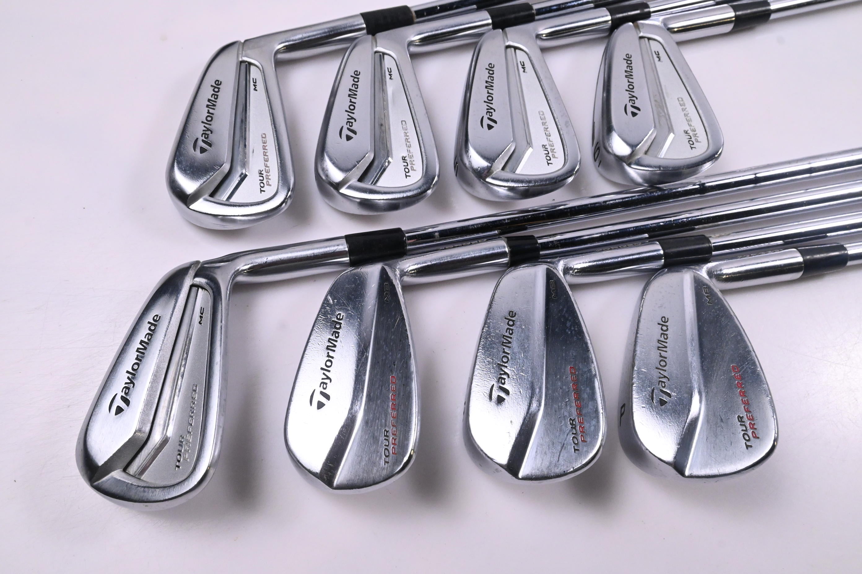 Taylormade Tour Preferred MC/MB 2014 Irons / 3-PW / Stiff Flex KBS Tour Shafts