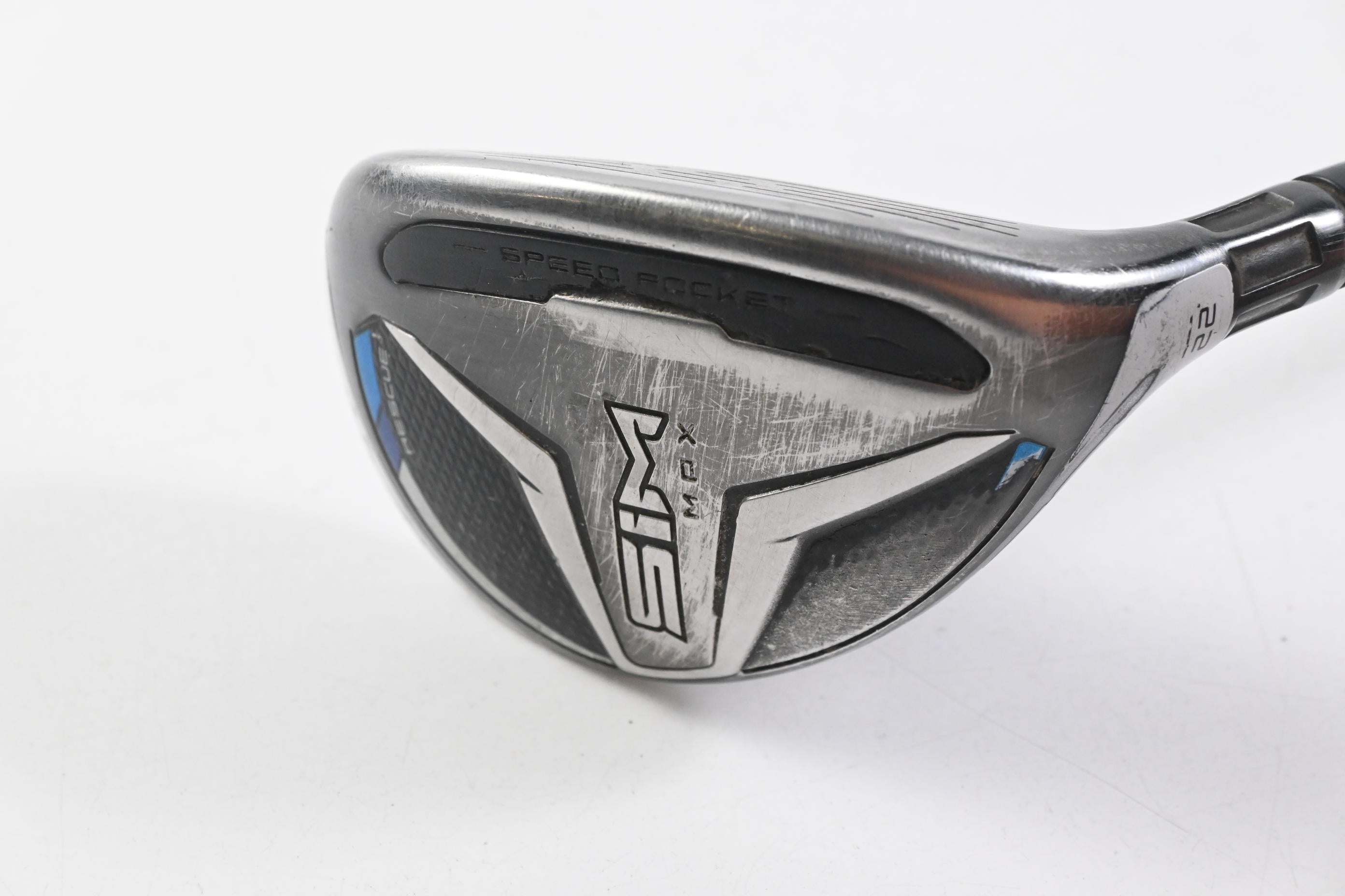 Taylormade SIM Max #4 Hybrid / 22 Degree / Regular Flex Ventus Blue 6 Shaft