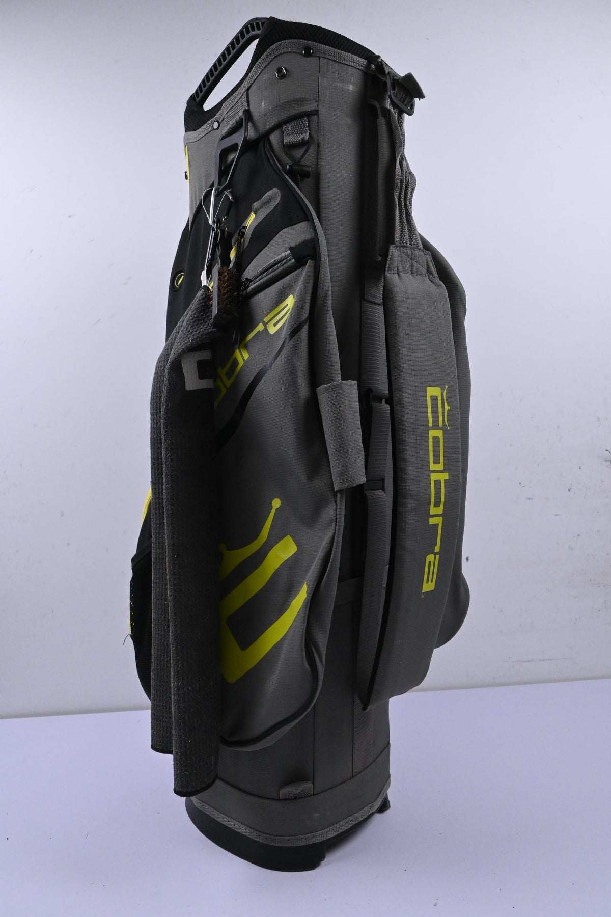 Cobra Cart Bag / 14-Way Divider / Black, Grey & Green