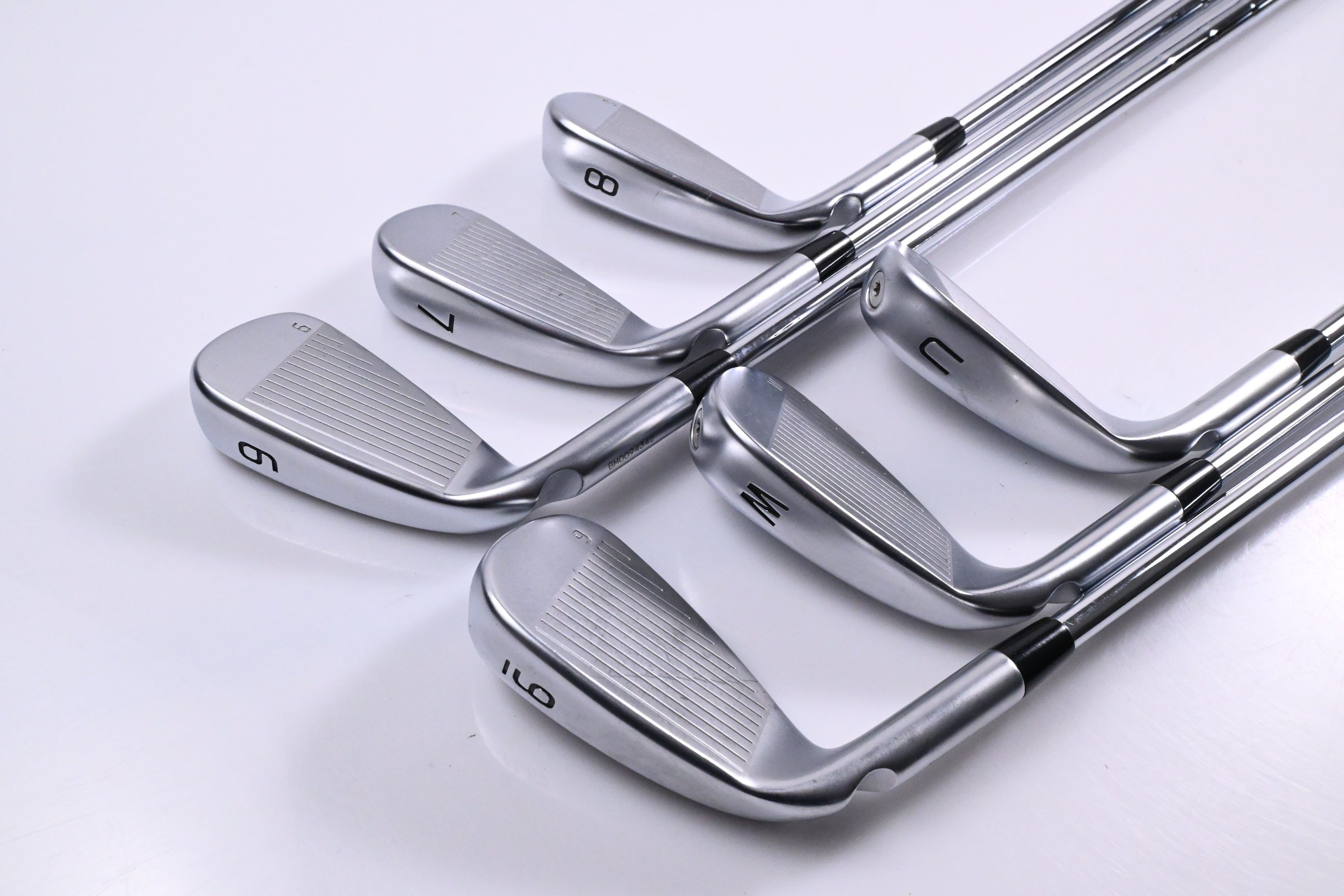 Ping G440 Irons / 6-PW+UW / Green Dot / Stiff Flex Ping AWT 3.0 Shafts