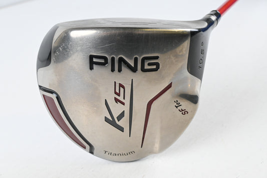 Ping K15 SF Tec Driver / 10.5 Degree / Regular Flex Fujikura Motore F1 65 Shaft