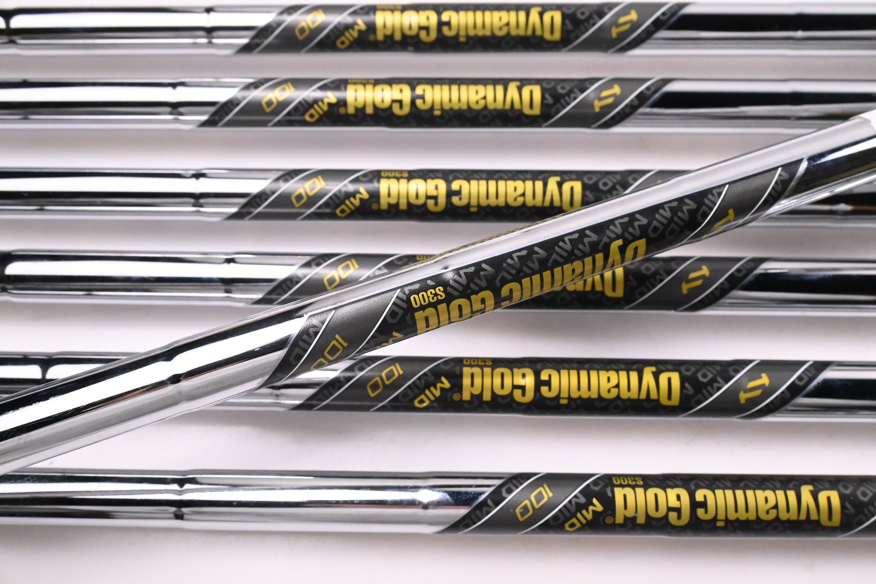Callaway Elyte Irons / 5-PW+GW / Stiff Flex Dynamic Gold Mid 100 S300 Shafts