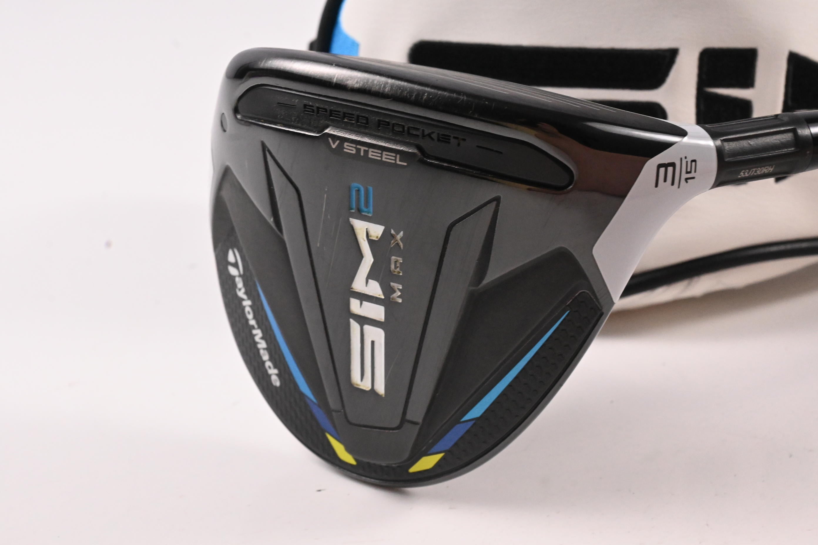 Taylormade SIM2 Max #3 Wood / 15 Degree / Regular Flex Ventus Blue 5 Shaft