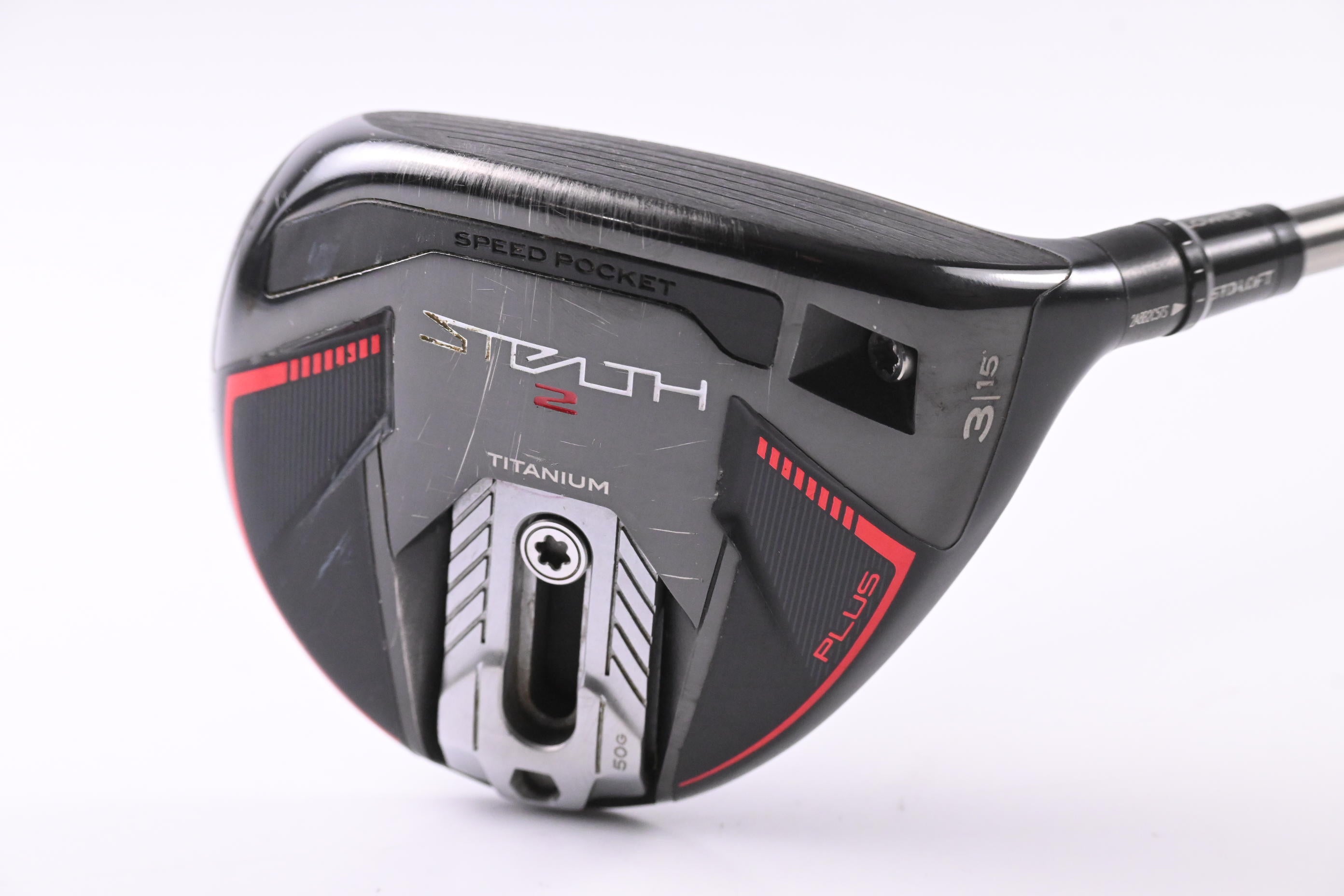 Taylormade Stealth 2 Plus #3 Wood / 15 Degree / Regular Flex UST Mamiya Recoil