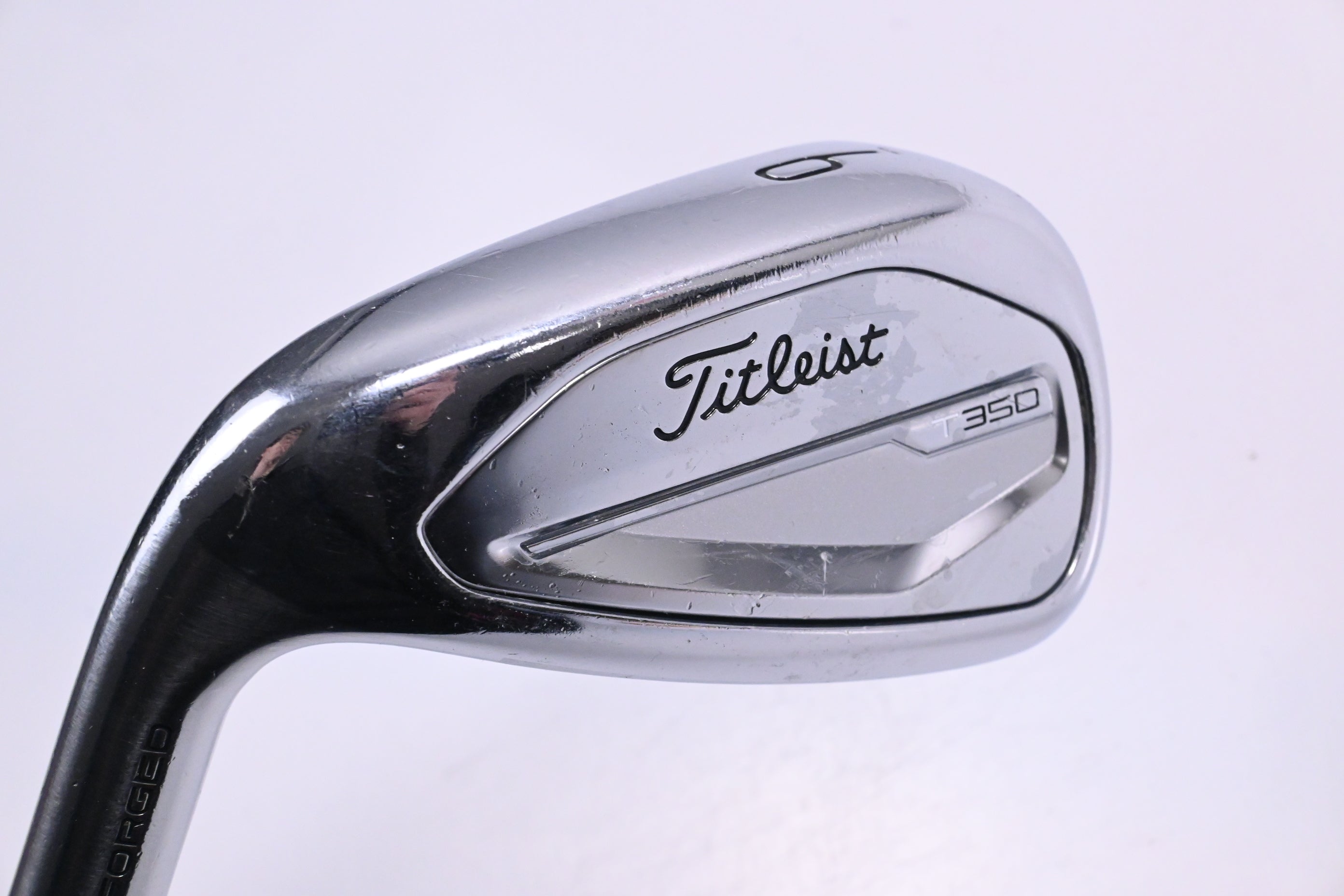 Left Hand Titleist T350 #9 Iron / 38 Degree / Senior Flex KBS Max Graphite Iron 55