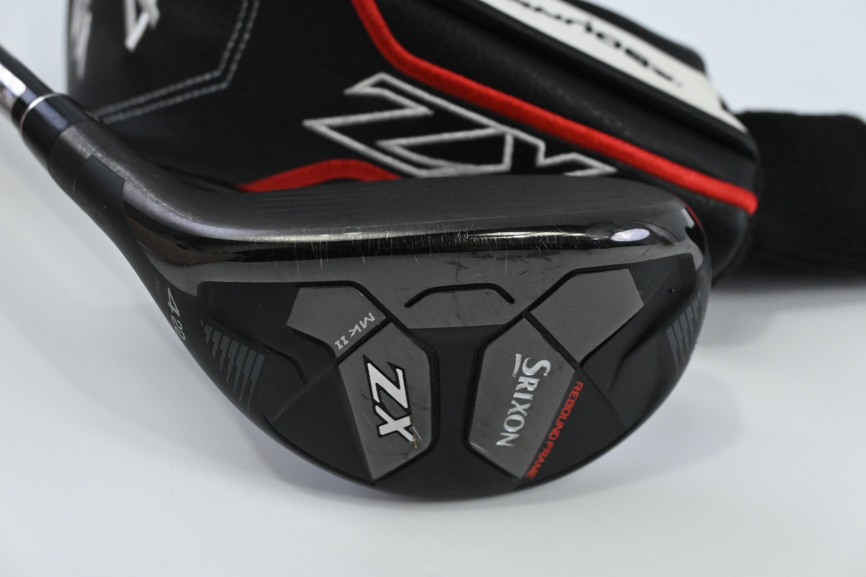 Left Hand Srixon ZX Mk II 2023 #4 Hybrid / 22 Degree / Regular Flex HZRDUS Smoke