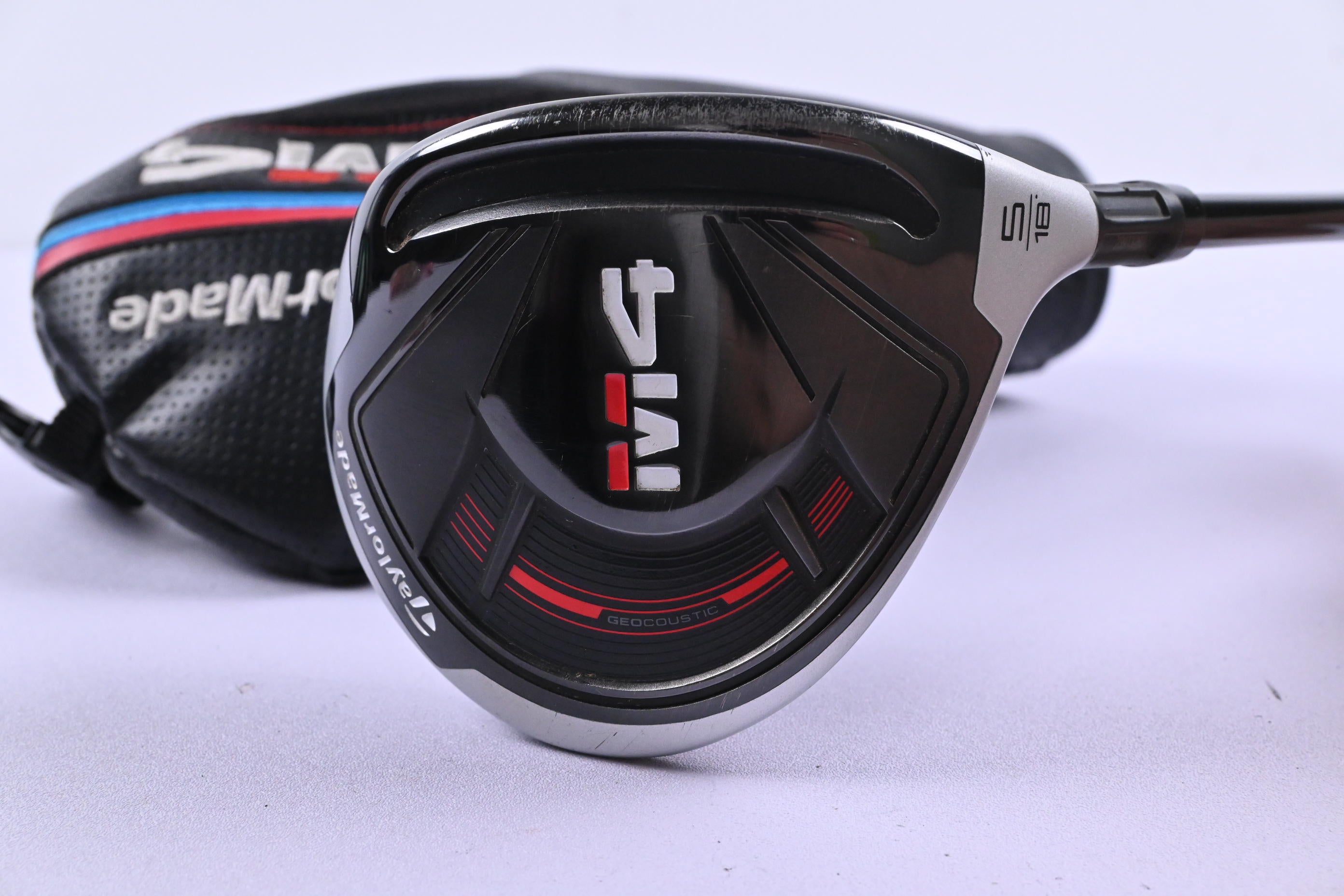 Taylormade M4 #5 Wood / 18 Degree / Stiff Flex Fujikura Atmos Red FW 6 Shaft