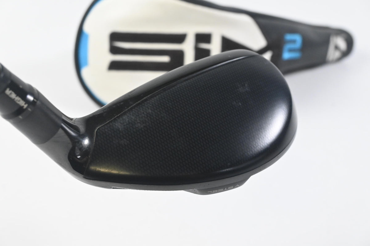 Taylormade SIM2 #4 Hybrid / 22 Degree / Regular Flex Tensei AV Blue 70 Shaft