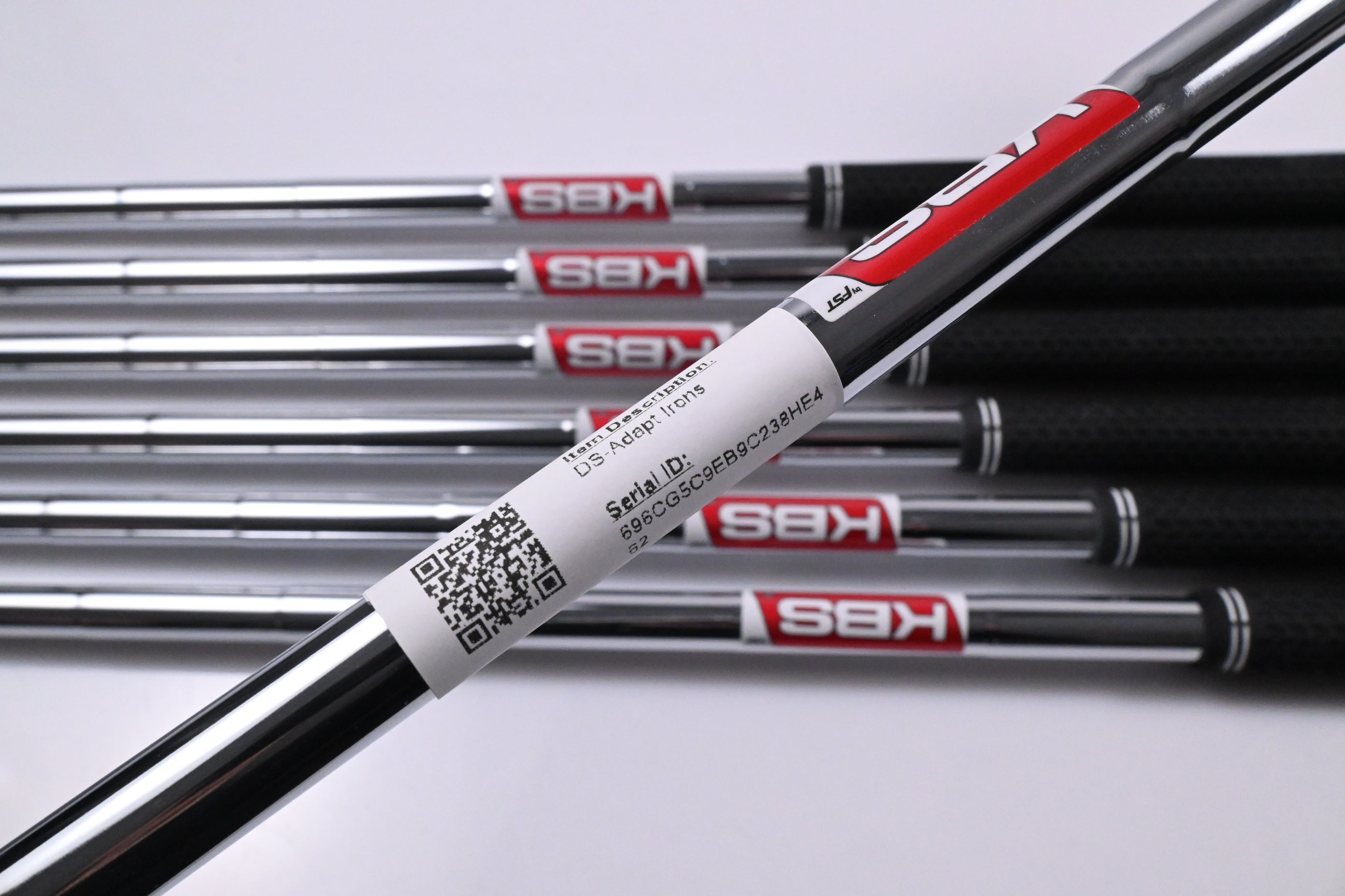 Cobra DS-Adapt Irons / 4-PW / Stiff Flex KBS Tour Lite Shafts