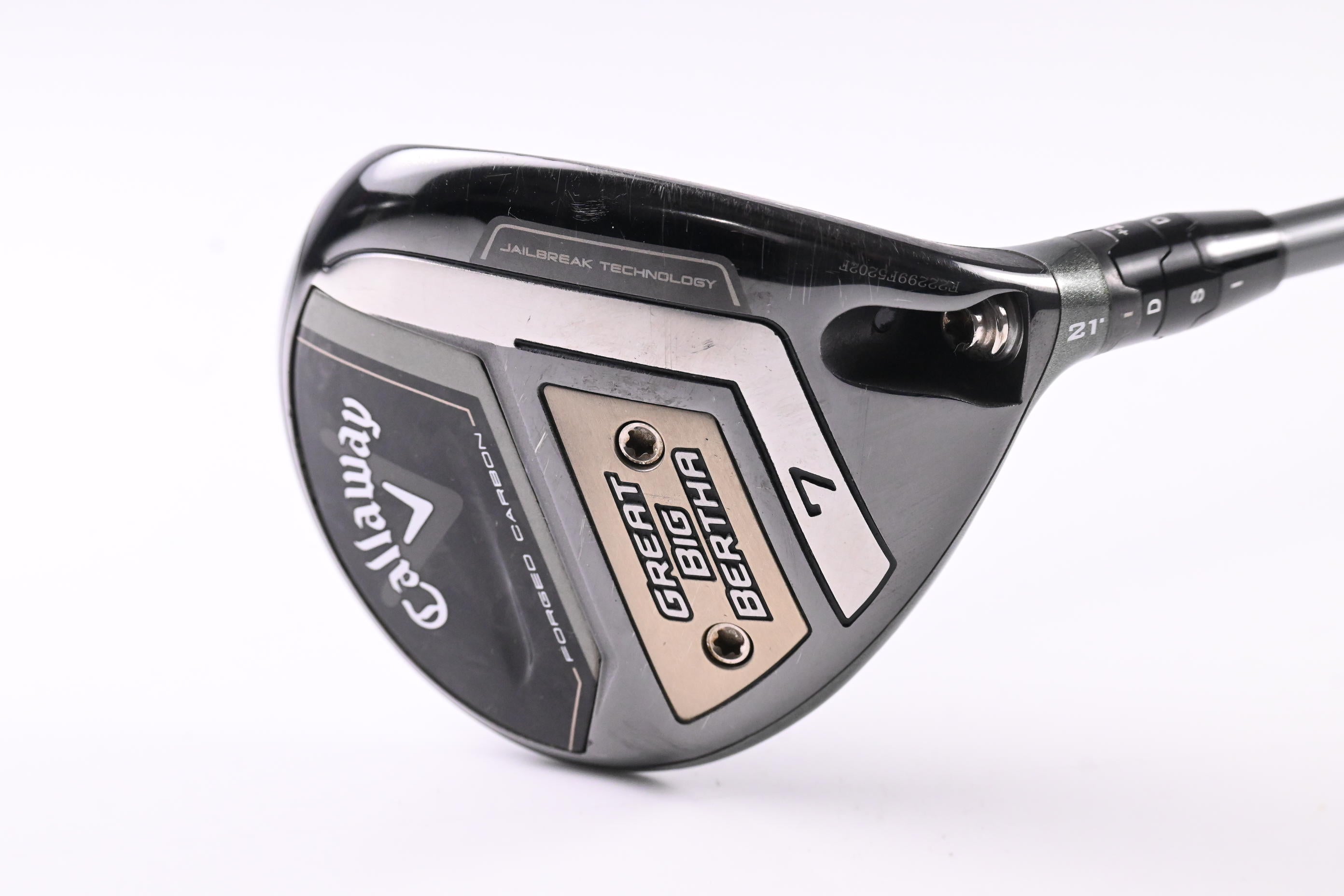 Callaway Great Big Bertha 2023 #7 Wood / 21 Degree / Stiff Flex Denali Charcoal