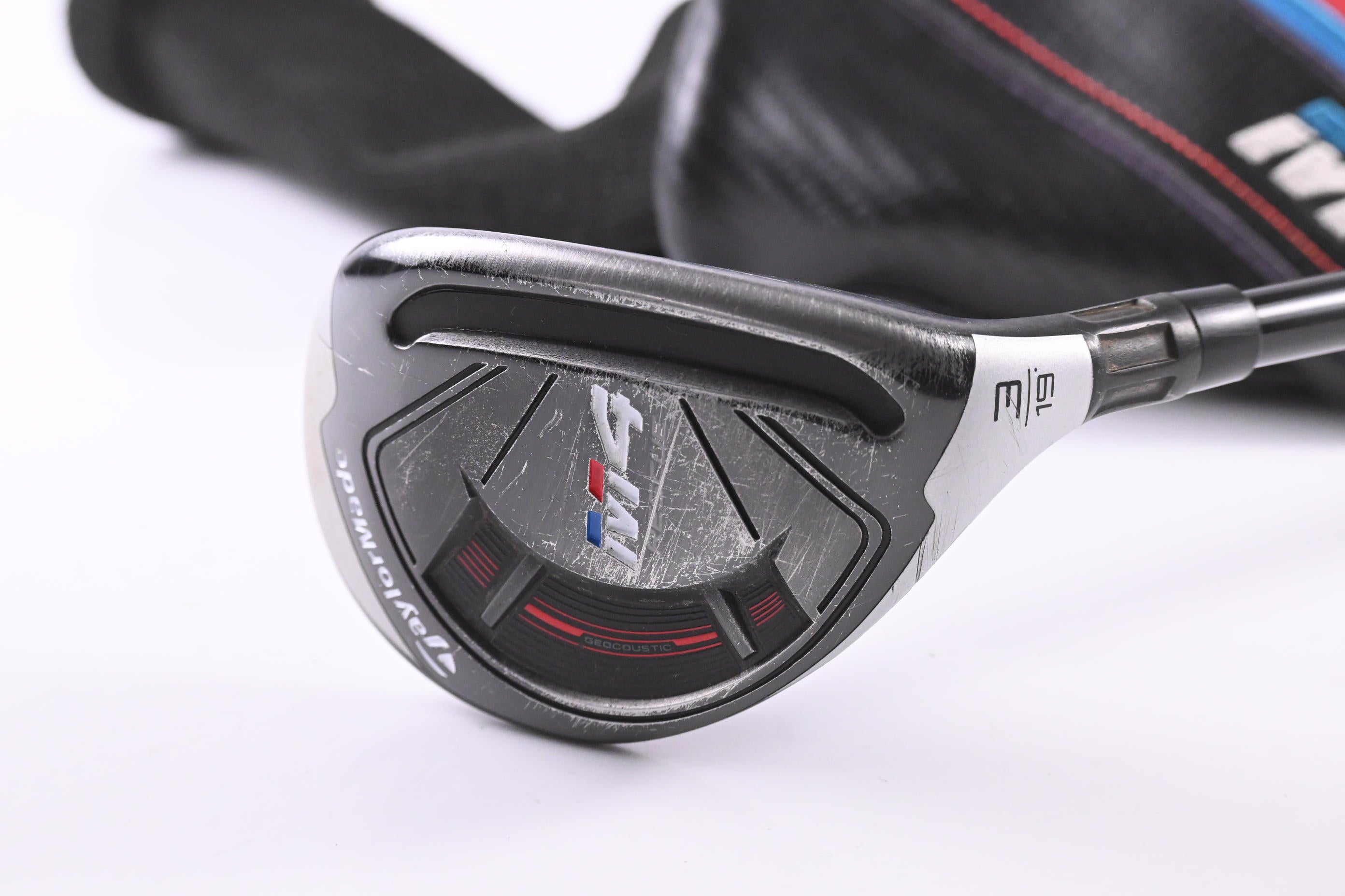 Taylormade M4 #3 Hybrid / 19 Degree / Regular Flex Fujikura Atmos Red 6 Shaft