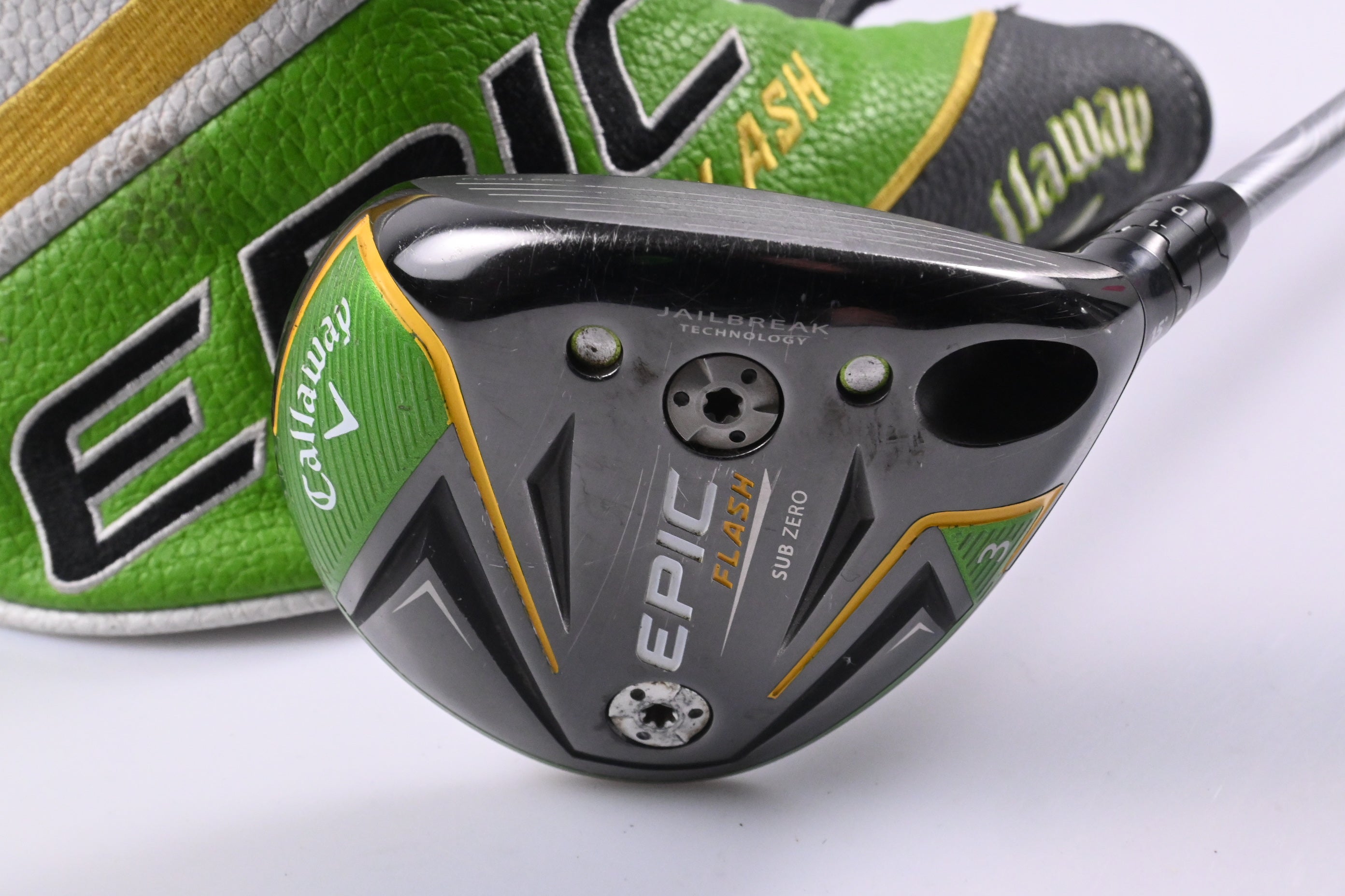 Callaway Epic Flash #3 Wood / 15 Degree / Stiff Flex Evenflow Silver 65 Shaft