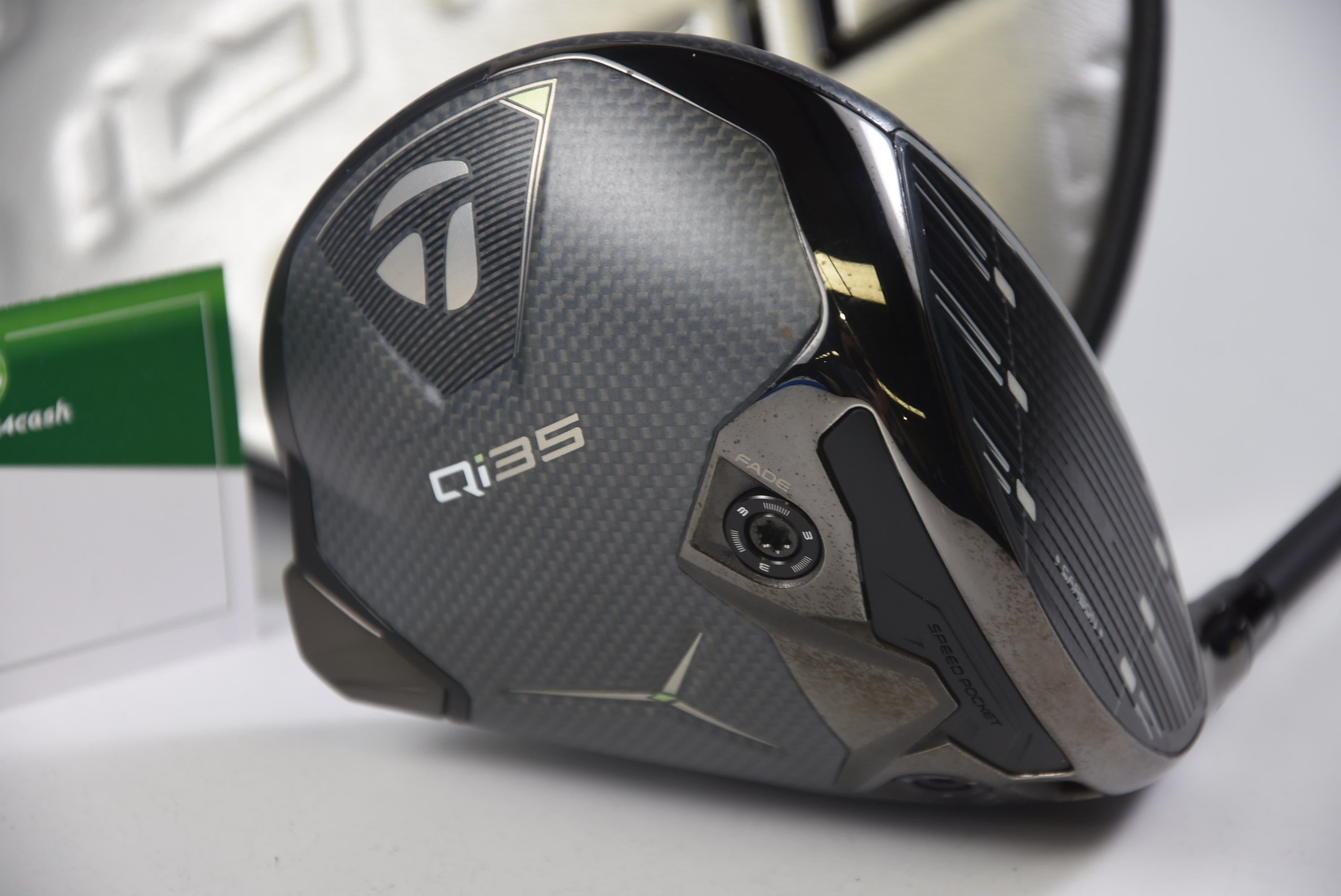 Taylormade Qi35 LS Driver / 9 Degree / Stiff Flex Kai'li Dark Waves White 60