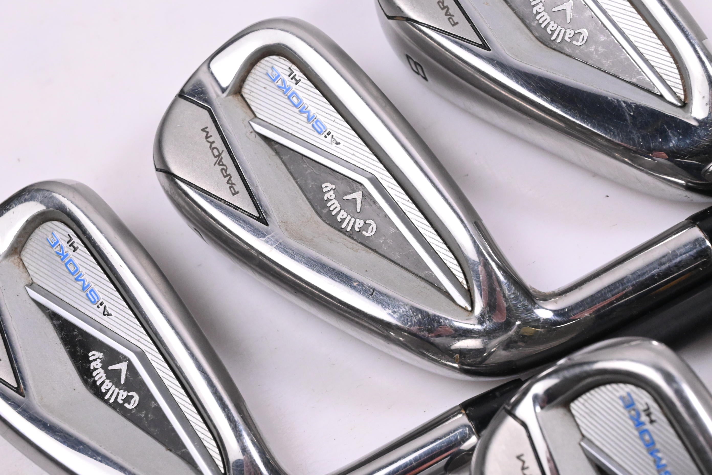 Left Hand Callaway Paradym Ai Smoke HL Irons / 6-PW+GW / Regular Flex Cypher 2.0