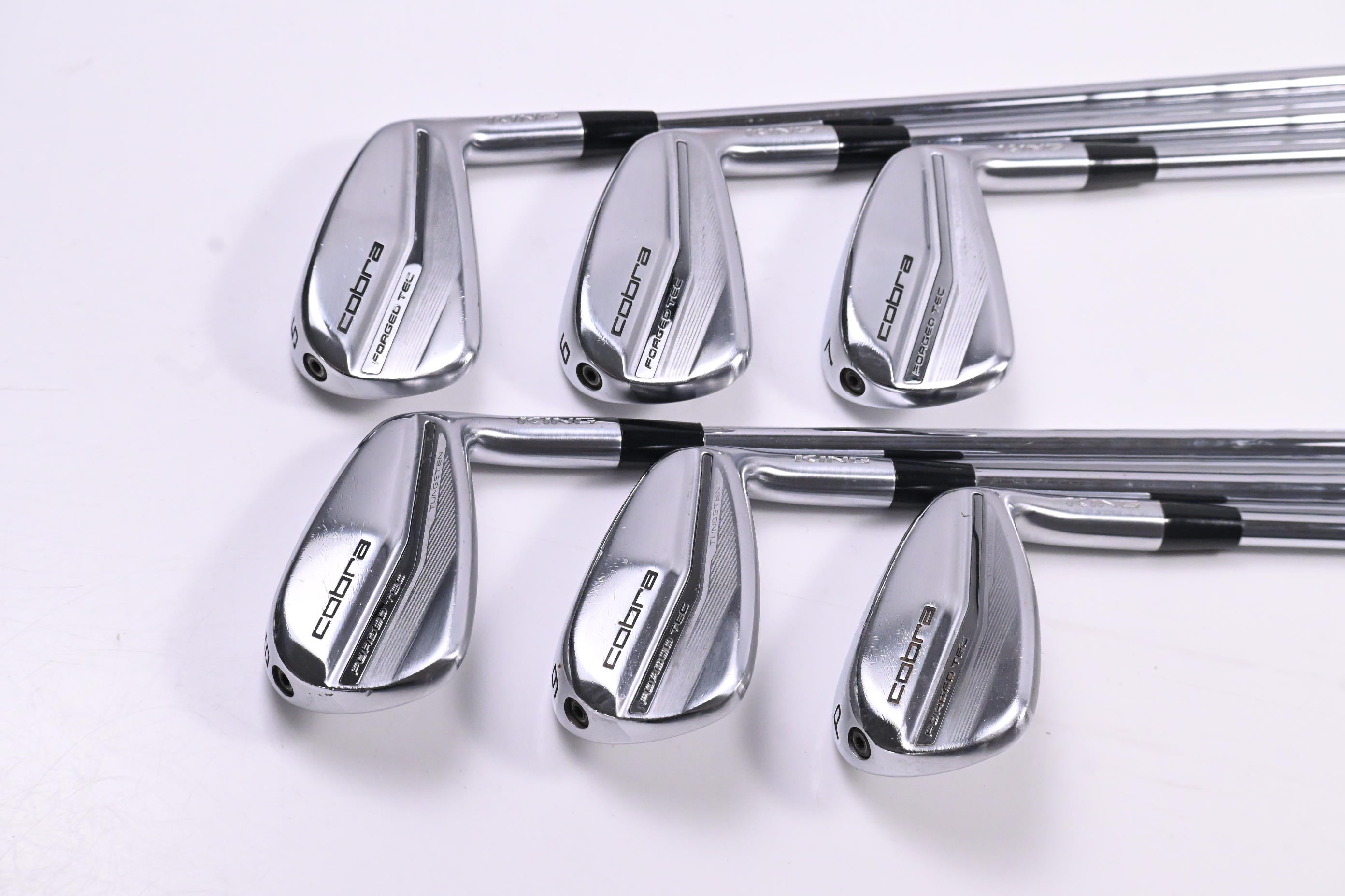 Cobra Forged Tec 2022 Irons / 5-PW / Stiff Flex KBS $-Taper Lite Shafts