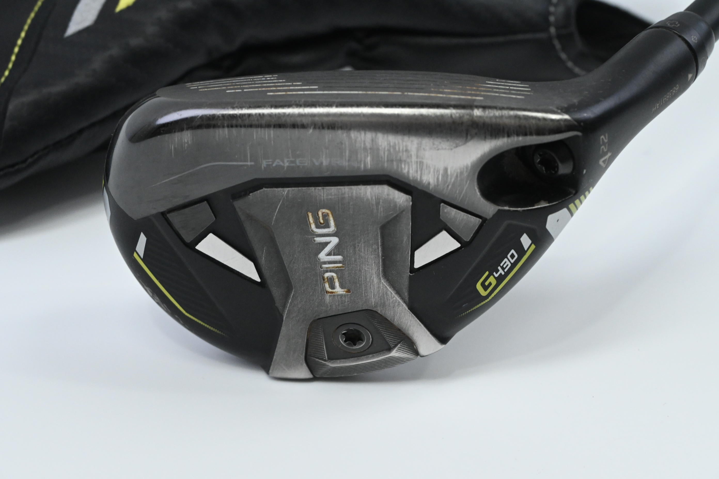 Ping G430 #4 Hybrid / 22 Degree / Stiff Flex Ping Alta CB Black 70 Shaft