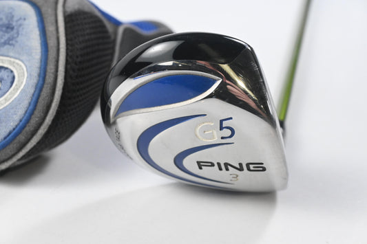 Ping G5 #3 Wood / 15 Degree / Regular Flex Aldila NV Green 75 Shaft