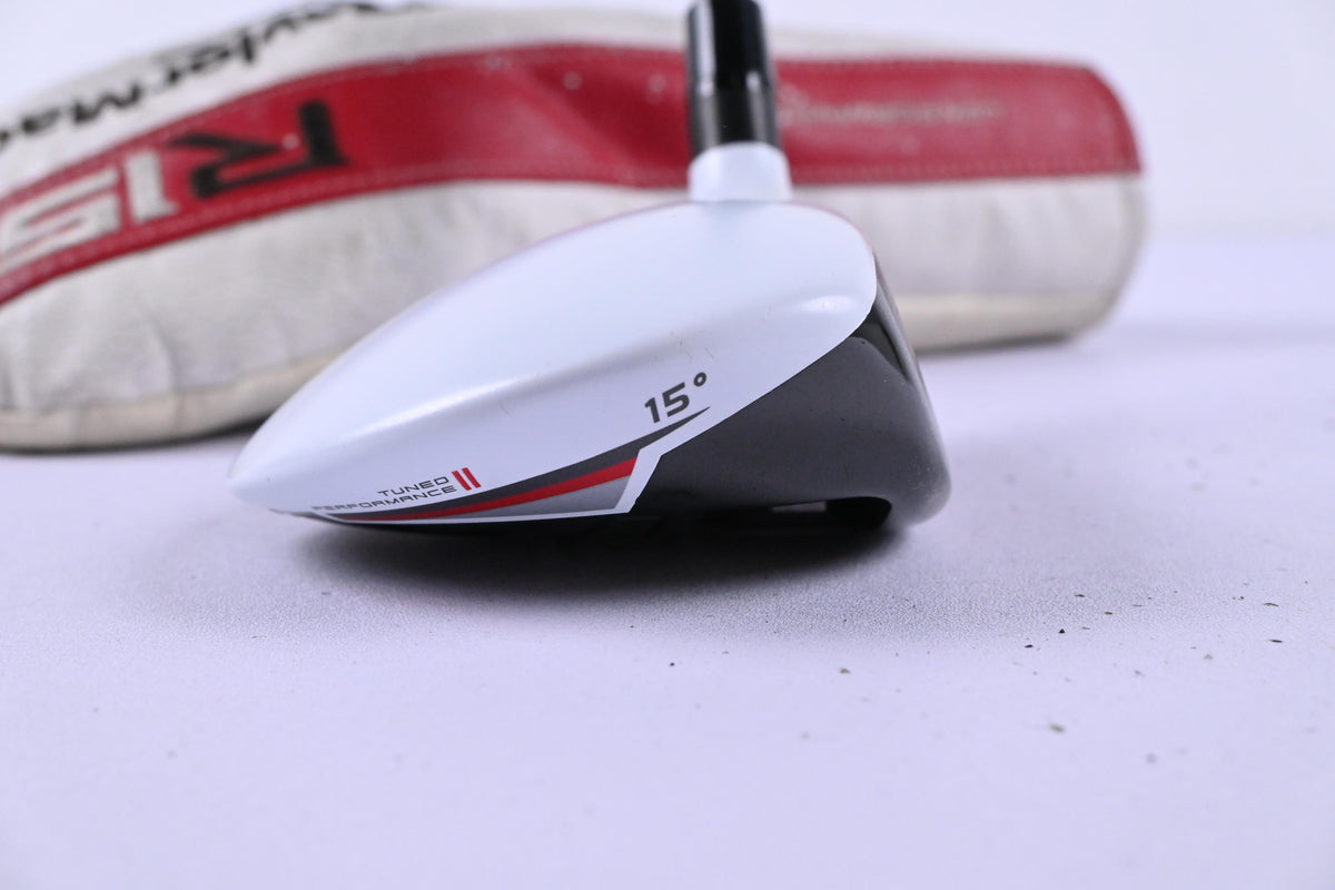 Taylormade R15 #3 Wood / 15 Degree / X-Flex OZIK MFS X4 White Tie 70 Shaft