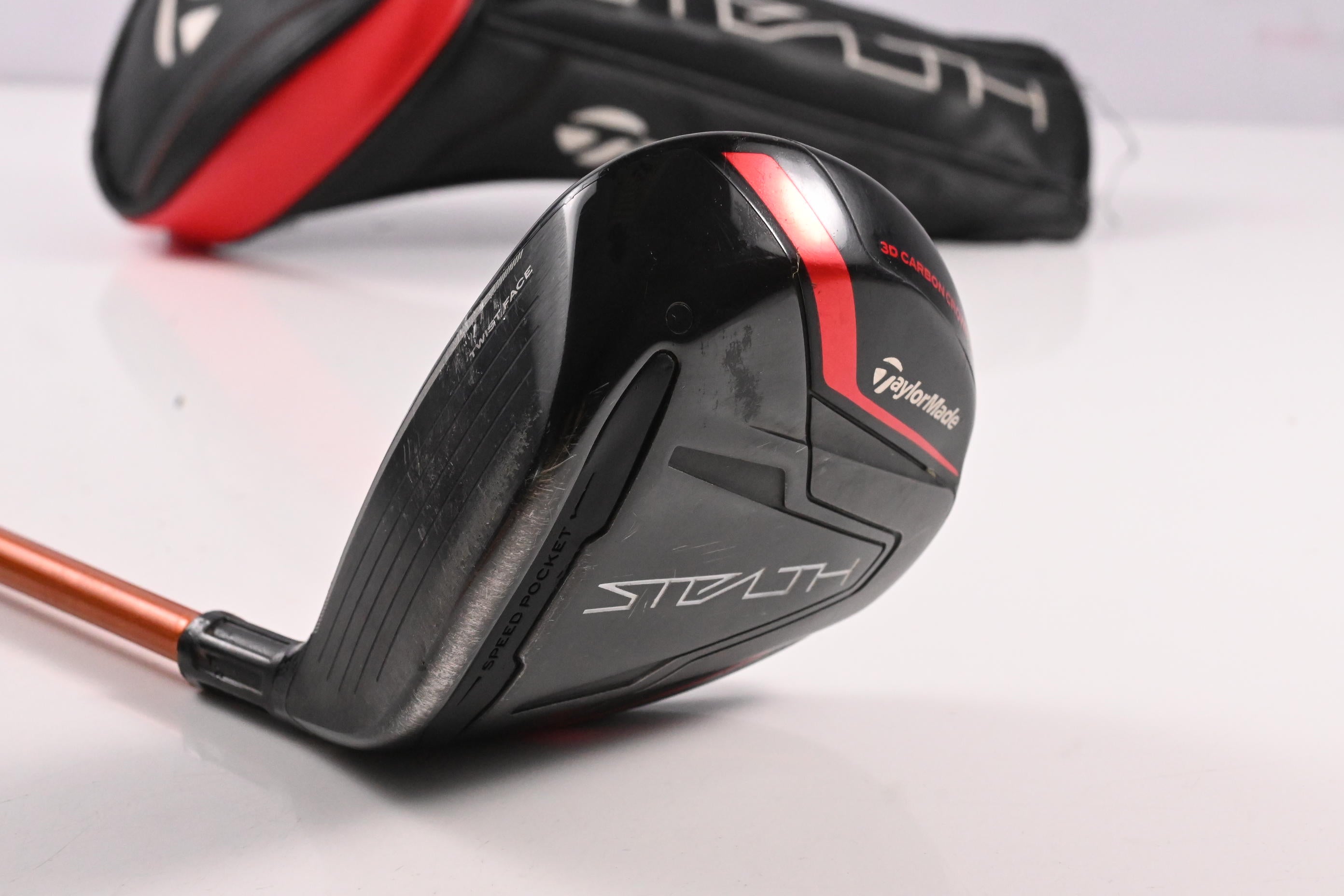 Left Hand Taylormade Stealth #3 Wood / 16.5 Degree / X-Flex Tour AD DI-7 Shaft