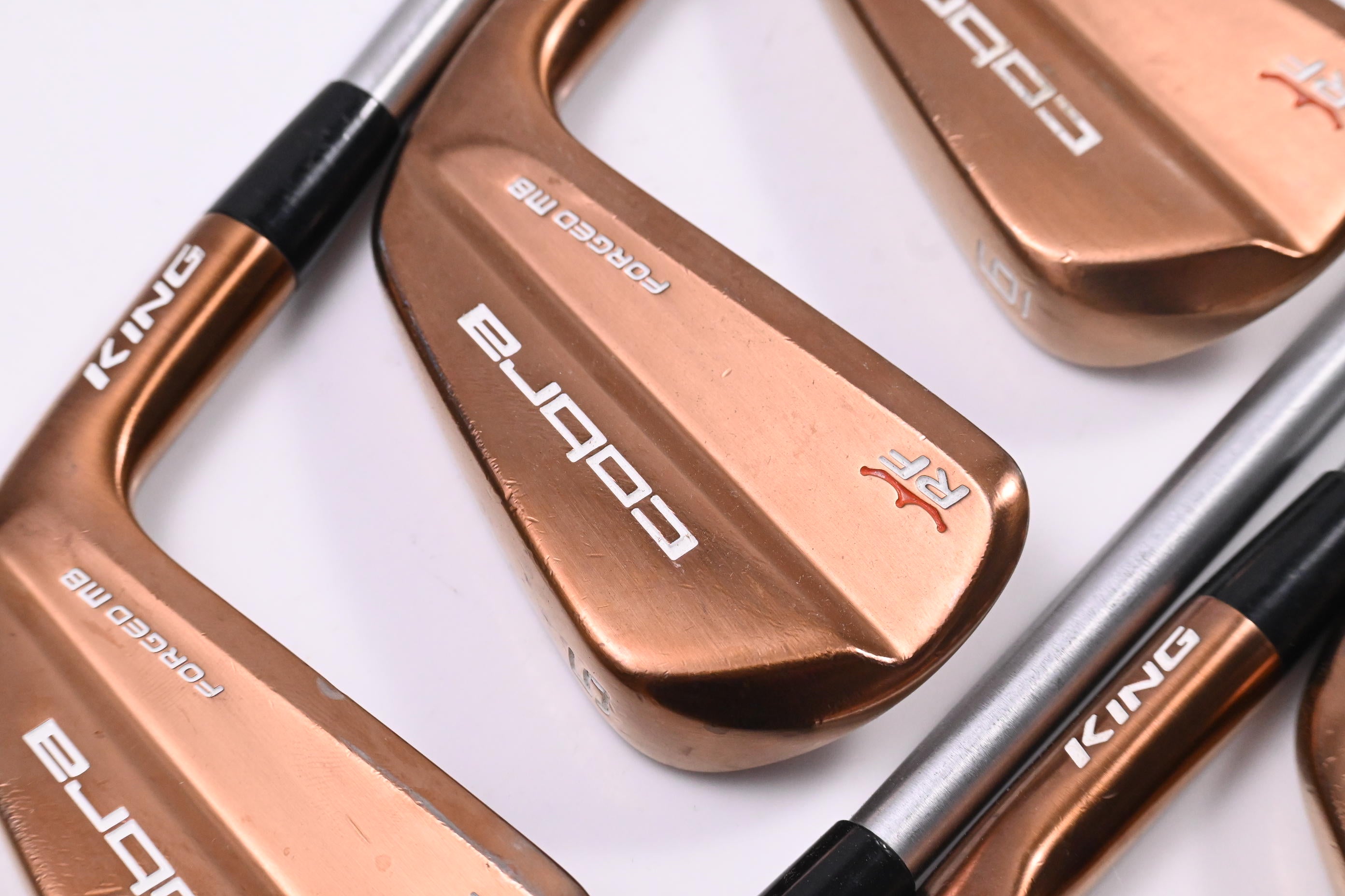 Cobra King RF Forged MB Copper Irons / 4-PW / Stiff Flex KBS Tour C-Taper 120