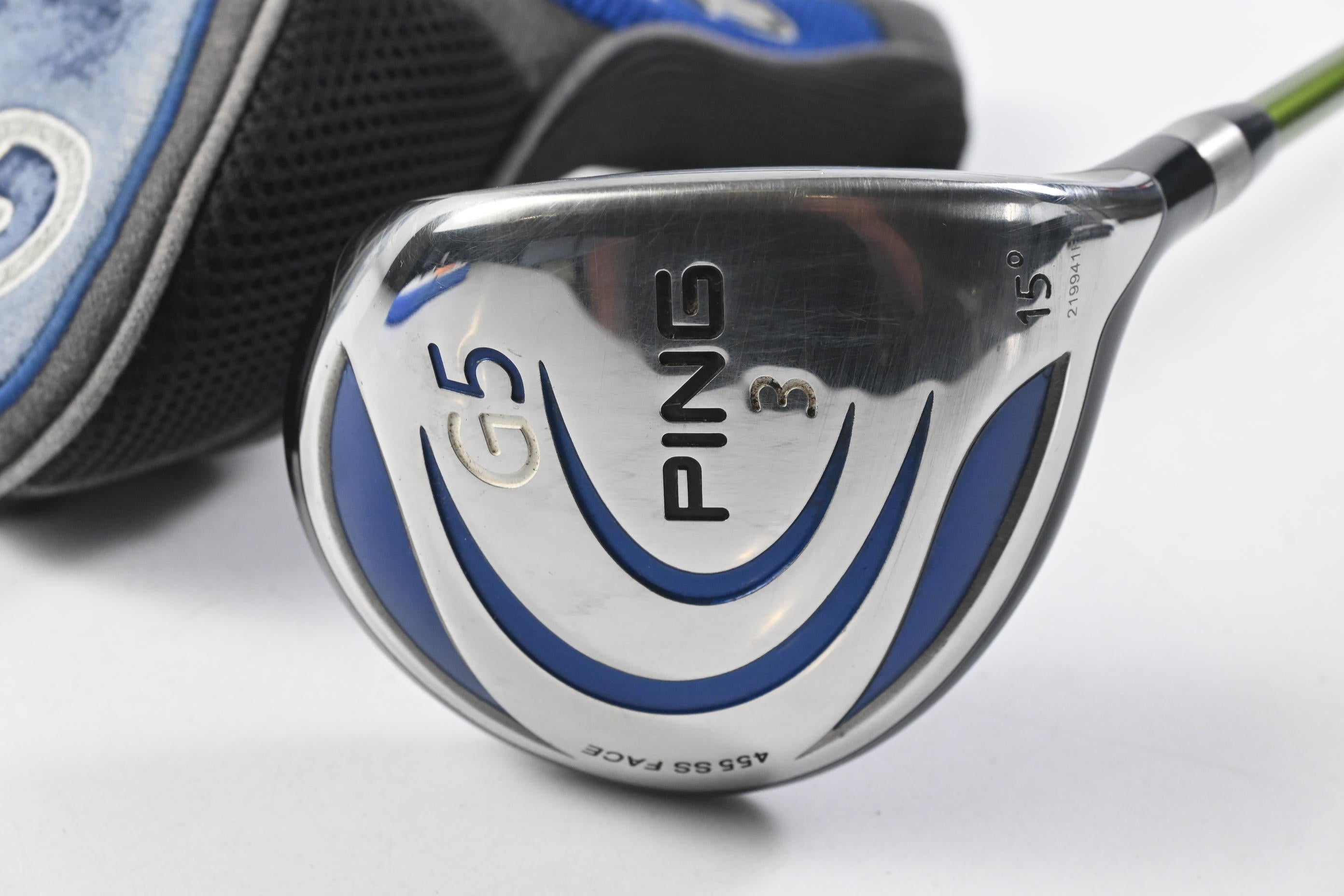 Ping G5 #3 Wood / 15 Degree / Regular Flex Aldila NV Green 75 Shaft