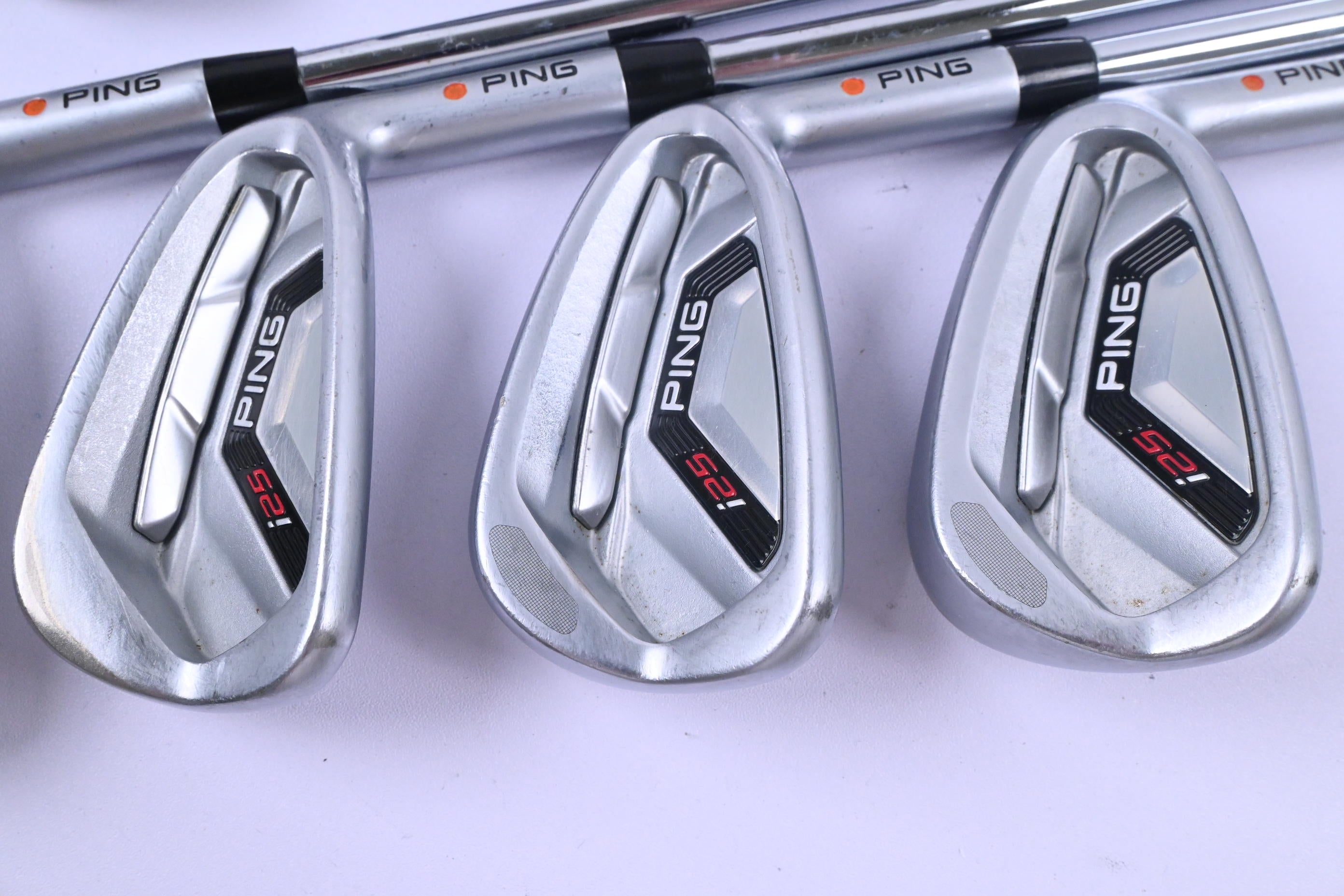 Ping i25 Irons / 3-9i / Orange Dot / Stiff Flex Ping CFS Shafts