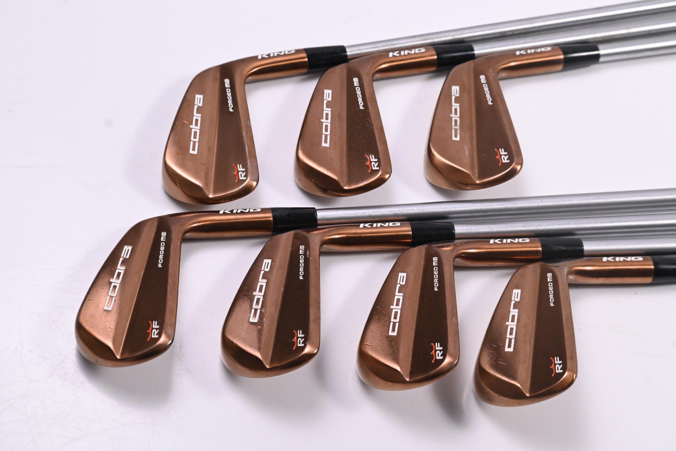 Cobra King RF Forged MB Copper Irons / 4-PW / Stiff Flex KBS Tour C-Taper 120