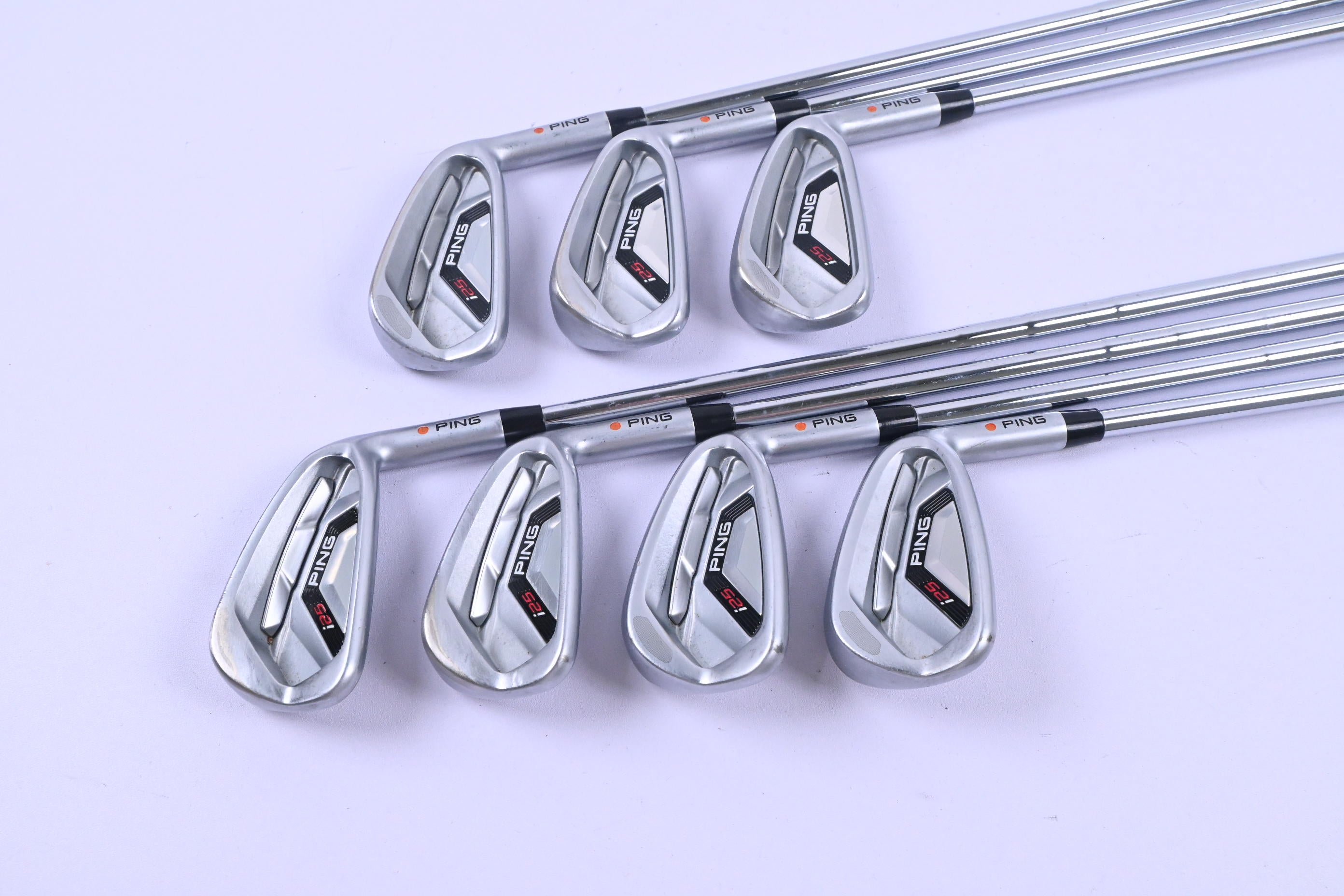 Ping i25 Irons / 3-9i / Orange Dot / Stiff Flex Ping CFS Shafts