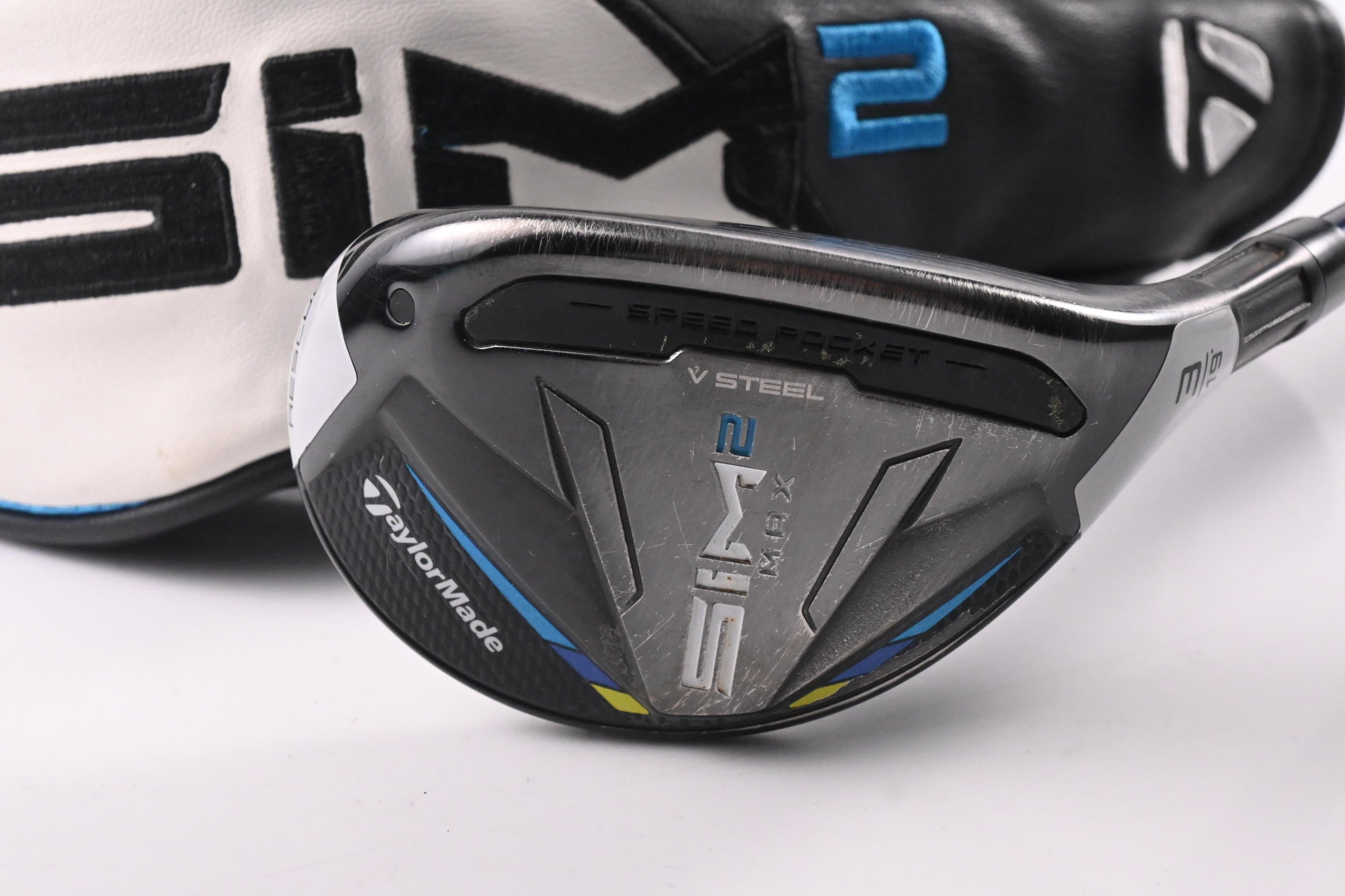 Taylormade SIM2 Max #3 Hybrid / 19 Degree / Stiff Flex Fujikura Ventus Blue 7