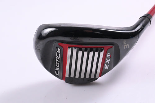 Tour Edge Exotics EX 10 #3 Hybrid / 19 Degree / Stiff Flex Accra FX 200H Shaft