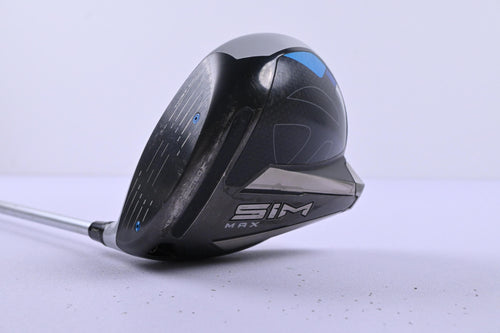 Left Hand Taylormade SIM Max Driver / 9 Degree / Stiff Flex Tensei CK Blue 50