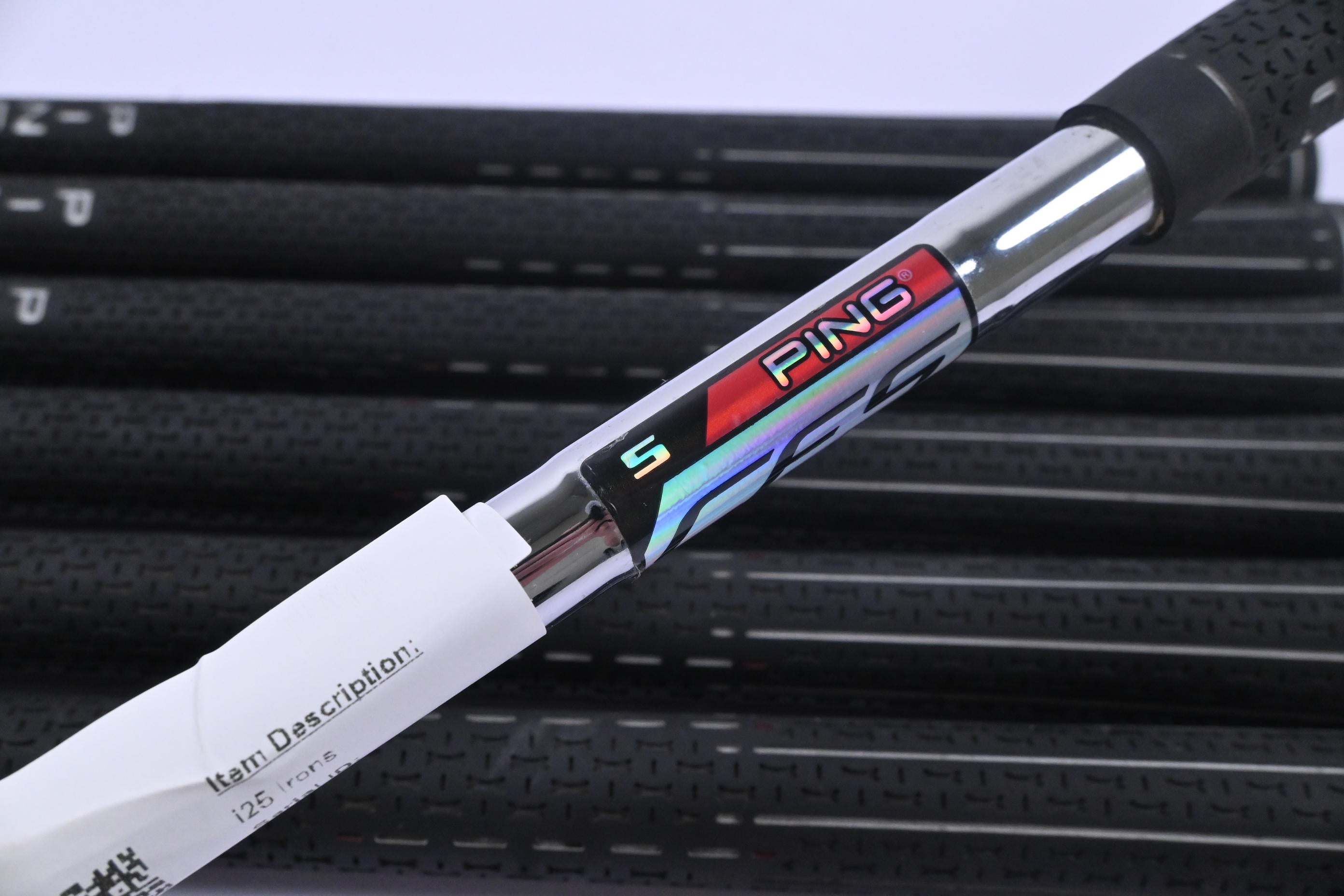 Ping i25 Irons / 3-9i / Orange Dot / Stiff Flex Ping CFS Shafts