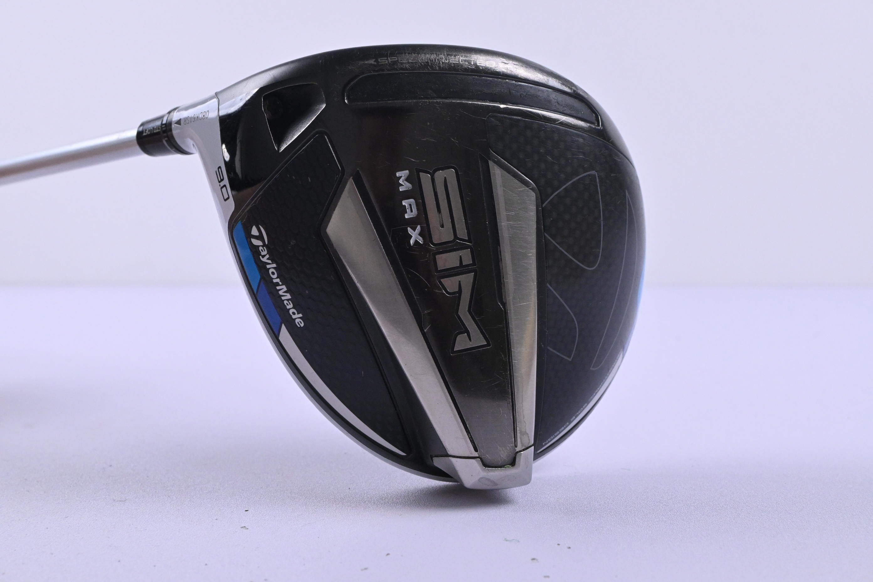 Left Hand Taylormade SIM Max Driver / 9 Degree / Stiff Flex Tensei CK Blue 50