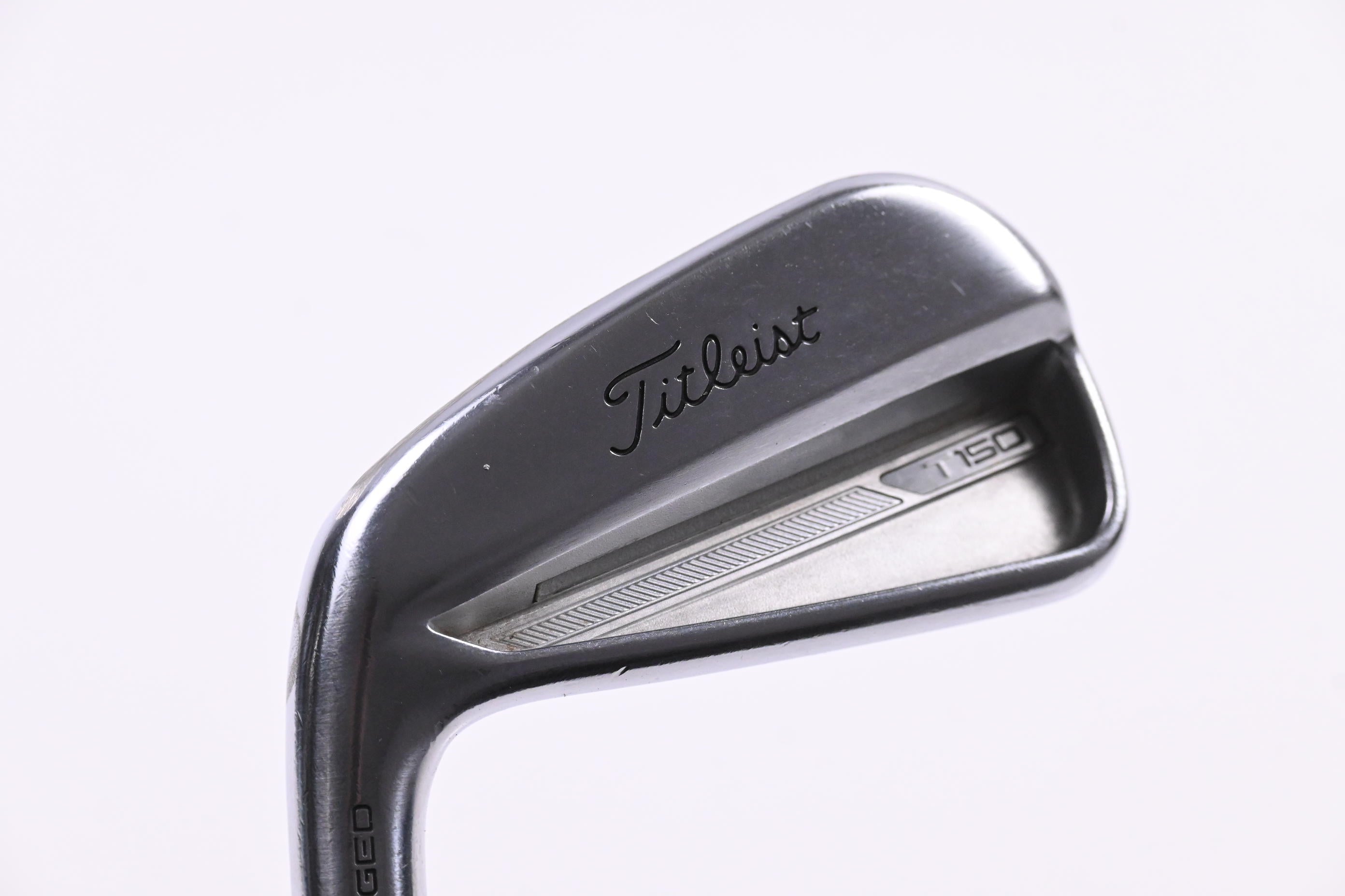 Left Hand Titleist T150 2023 #4 Iron / 22 Degree / Stiff Flex AMT Black S300