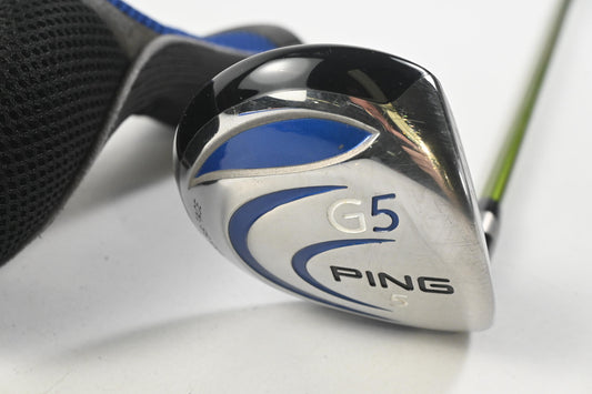 Ping G5 #5 Wood / 18 Degree / Regular Flex Aldila NV Green 75 Shaft