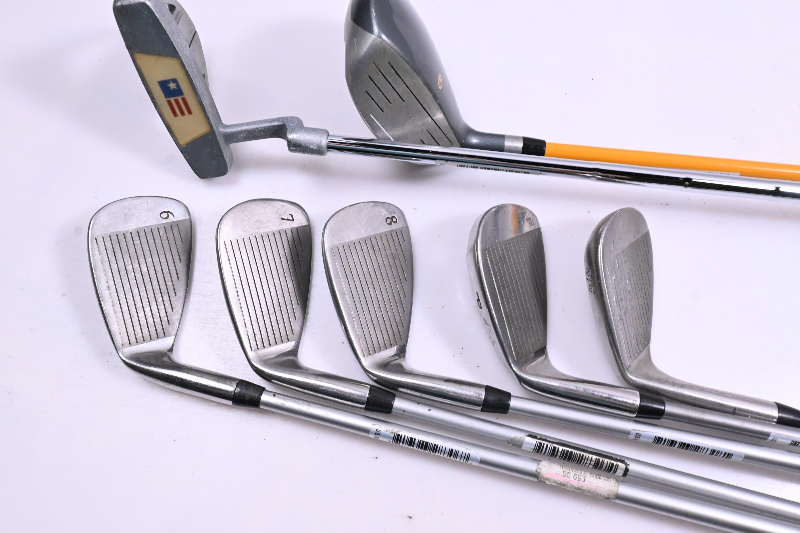 Junior US Kids Ultralight WT-10 Package Set / Woods, Irons, Putter, Bag
