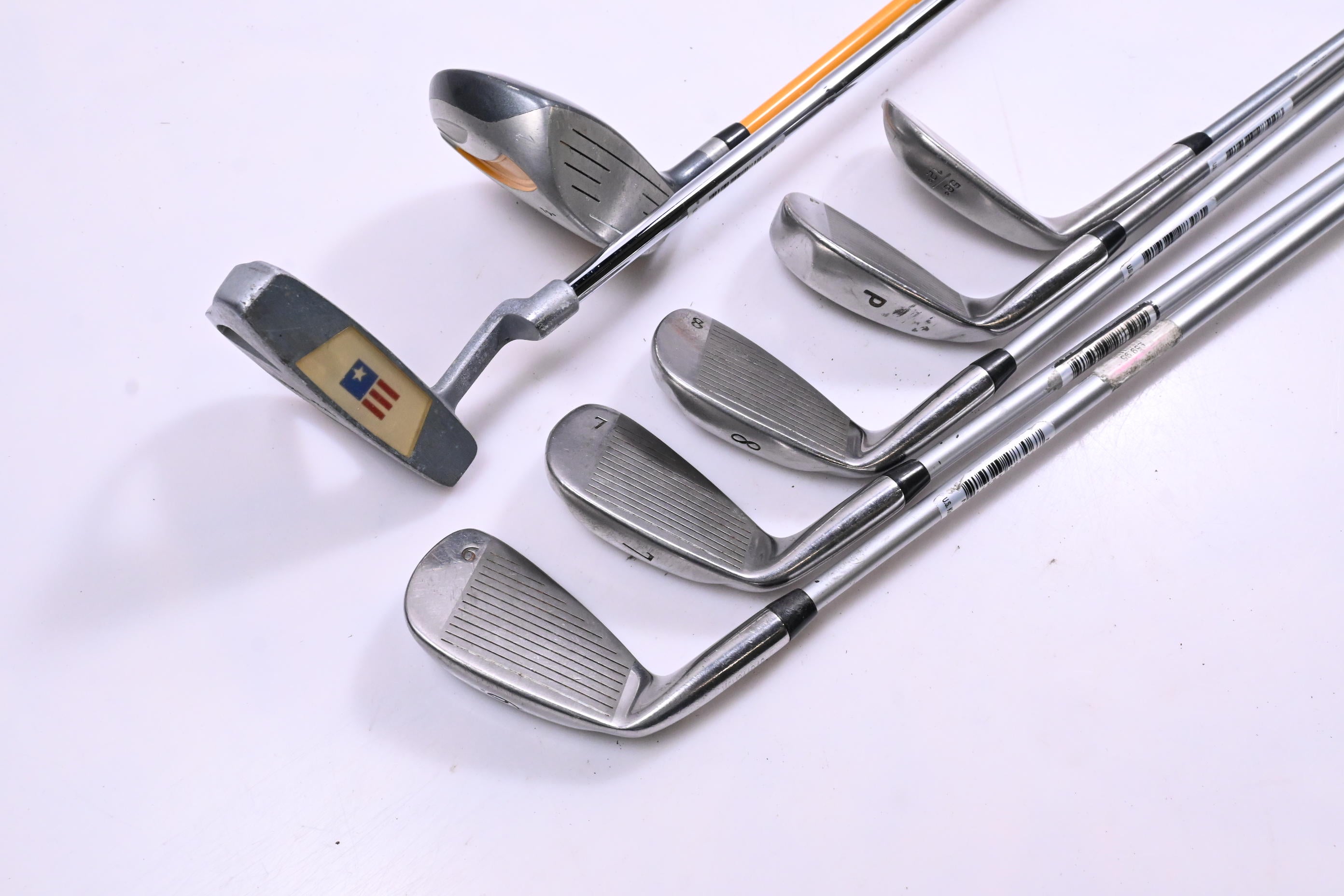 Junior US Kids Ultralight WT-10 Package Set / Woods, Irons, Putter, Bag