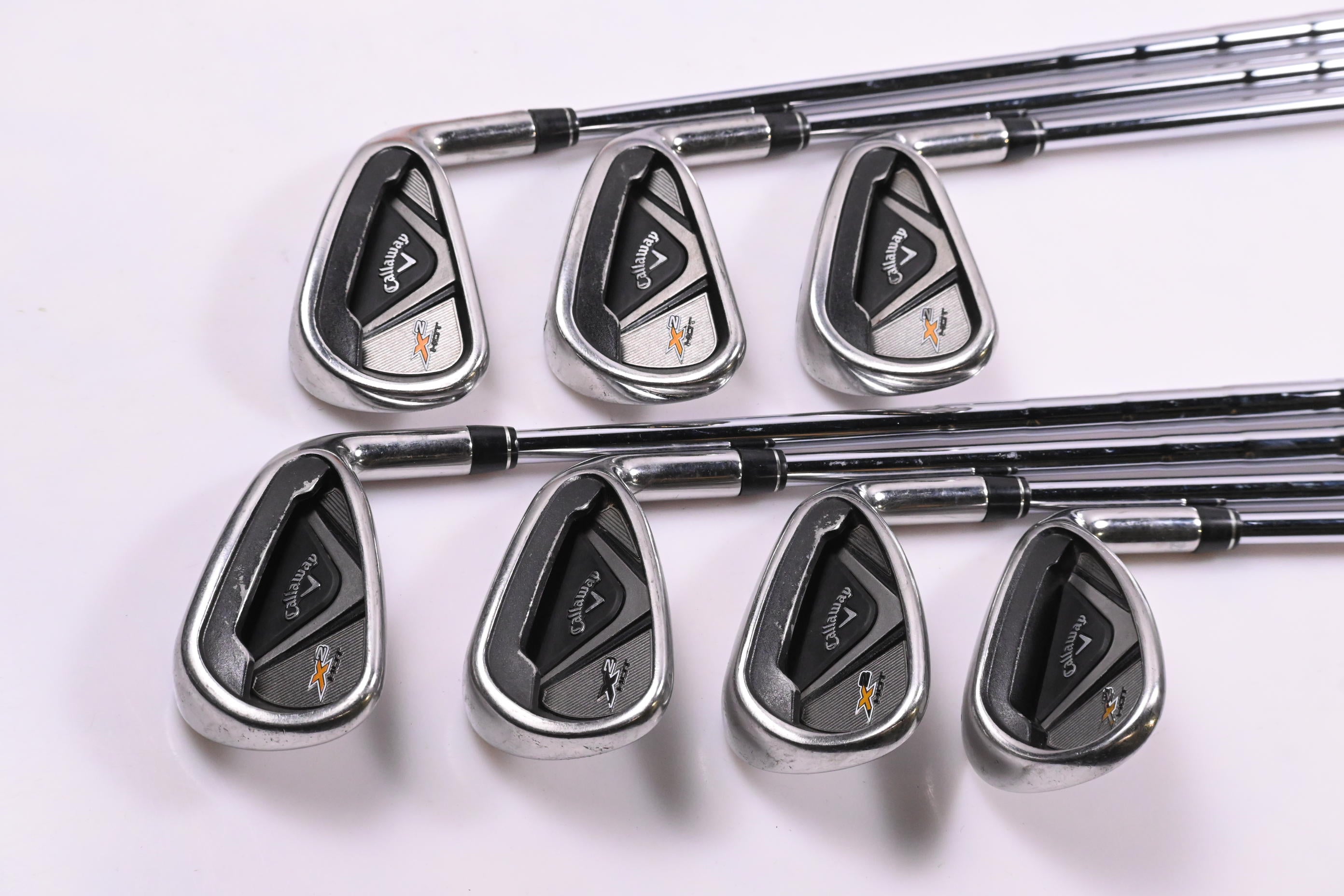 Callaway X2 Hot Irons / 5-PW+SW / Regular Flex KBS Tour-V 100 Shafts