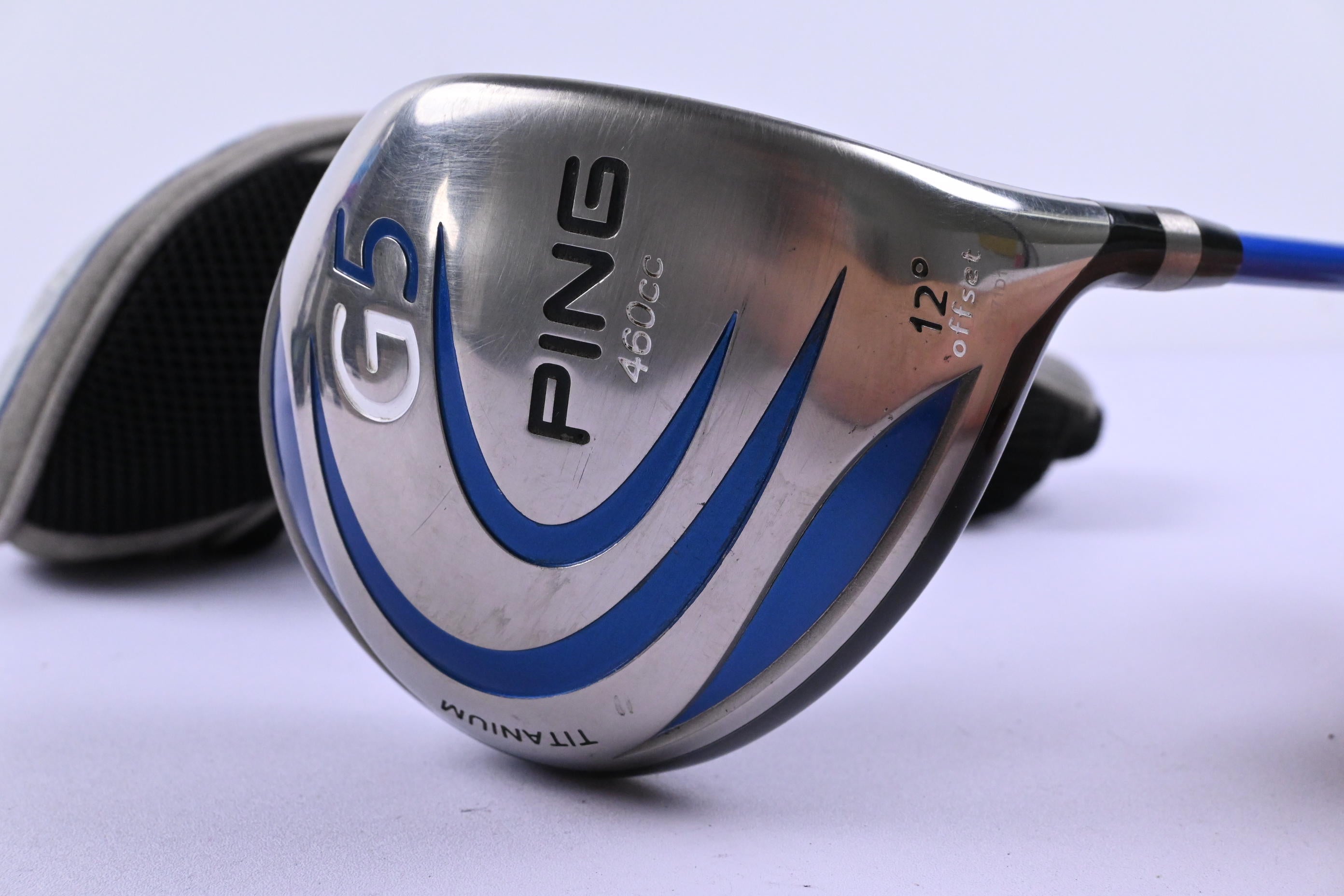 Ping G5 Driver / 12 Degree / Regular Flex Grafalloy ProLaunch Blue 65 Shaft