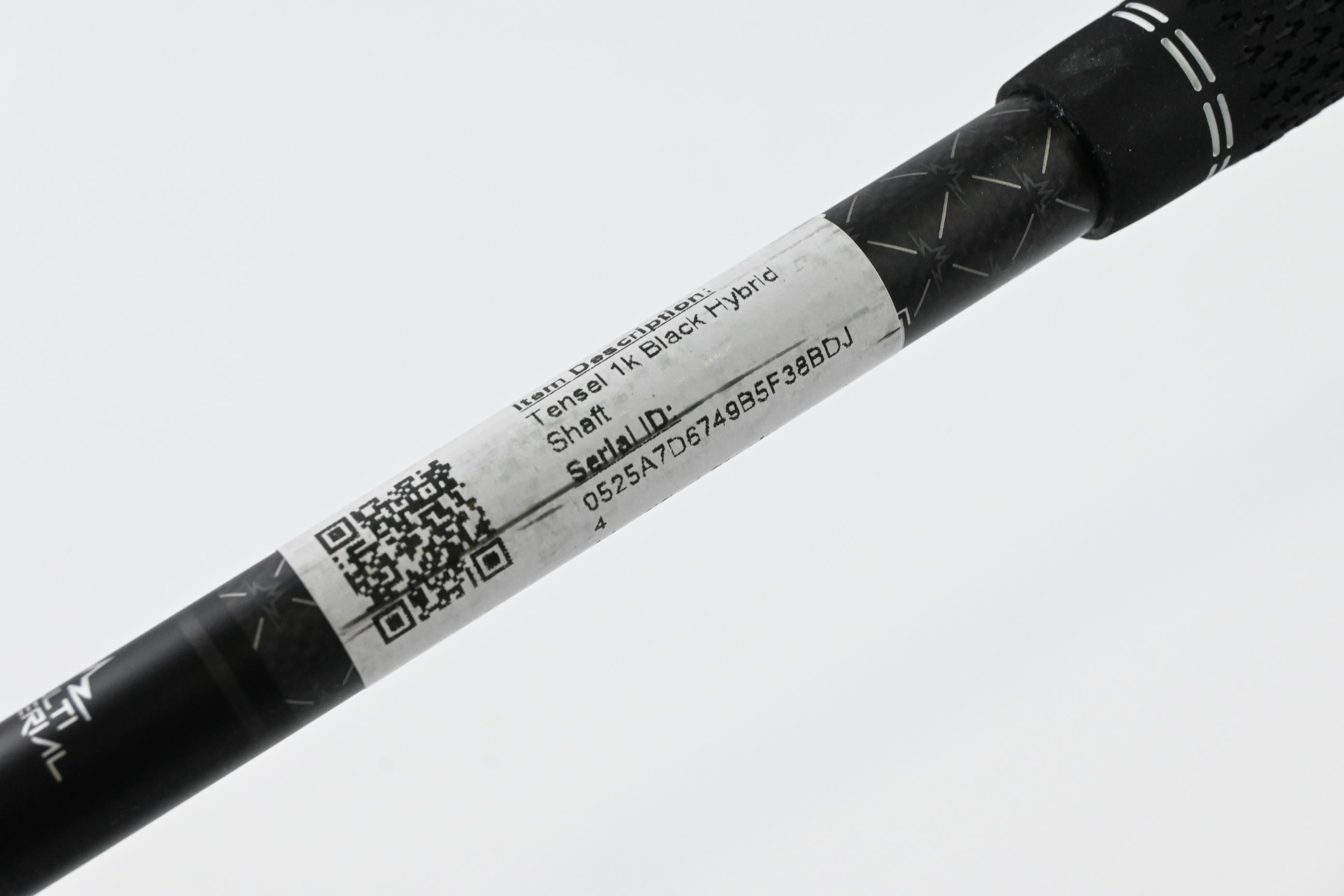 Mitsubishi Chemical Tensei 1k Black 85 #7 Hybrid Shaft / Stiff Flex / .370 Tip